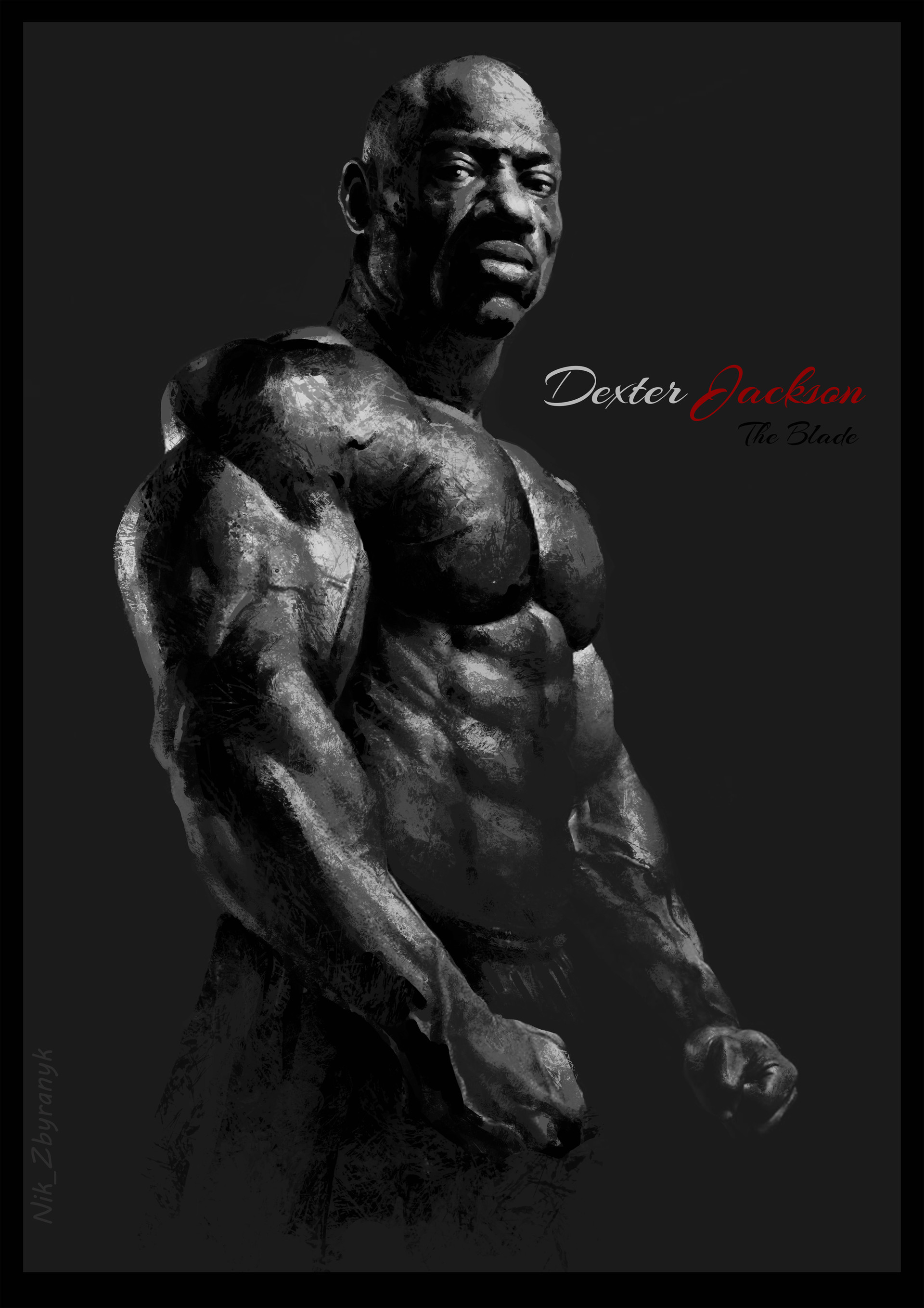 Artstation Comic Art Style Bodybuilders Nik Artist 89