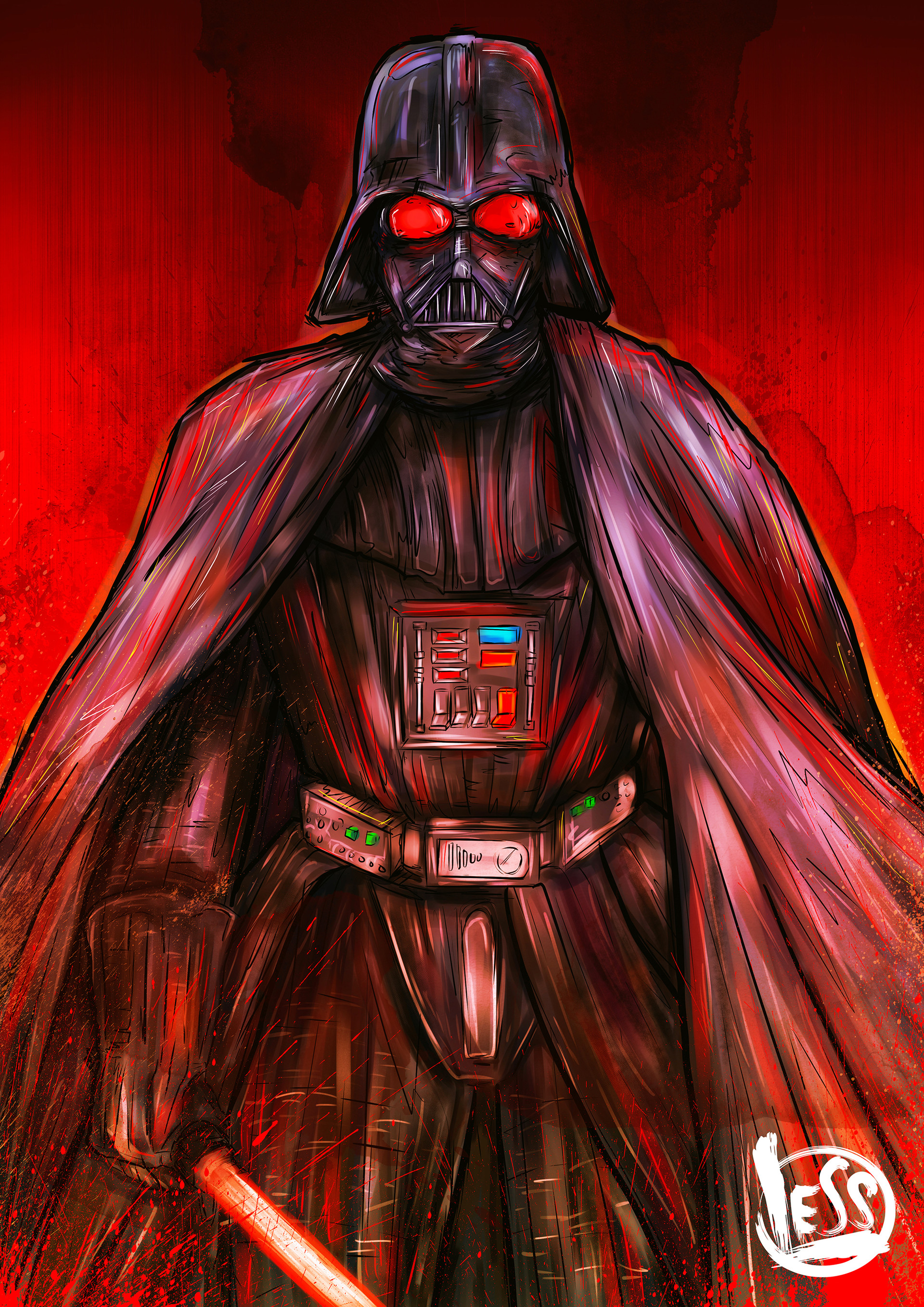 Artstation Darth Vader Fan Art