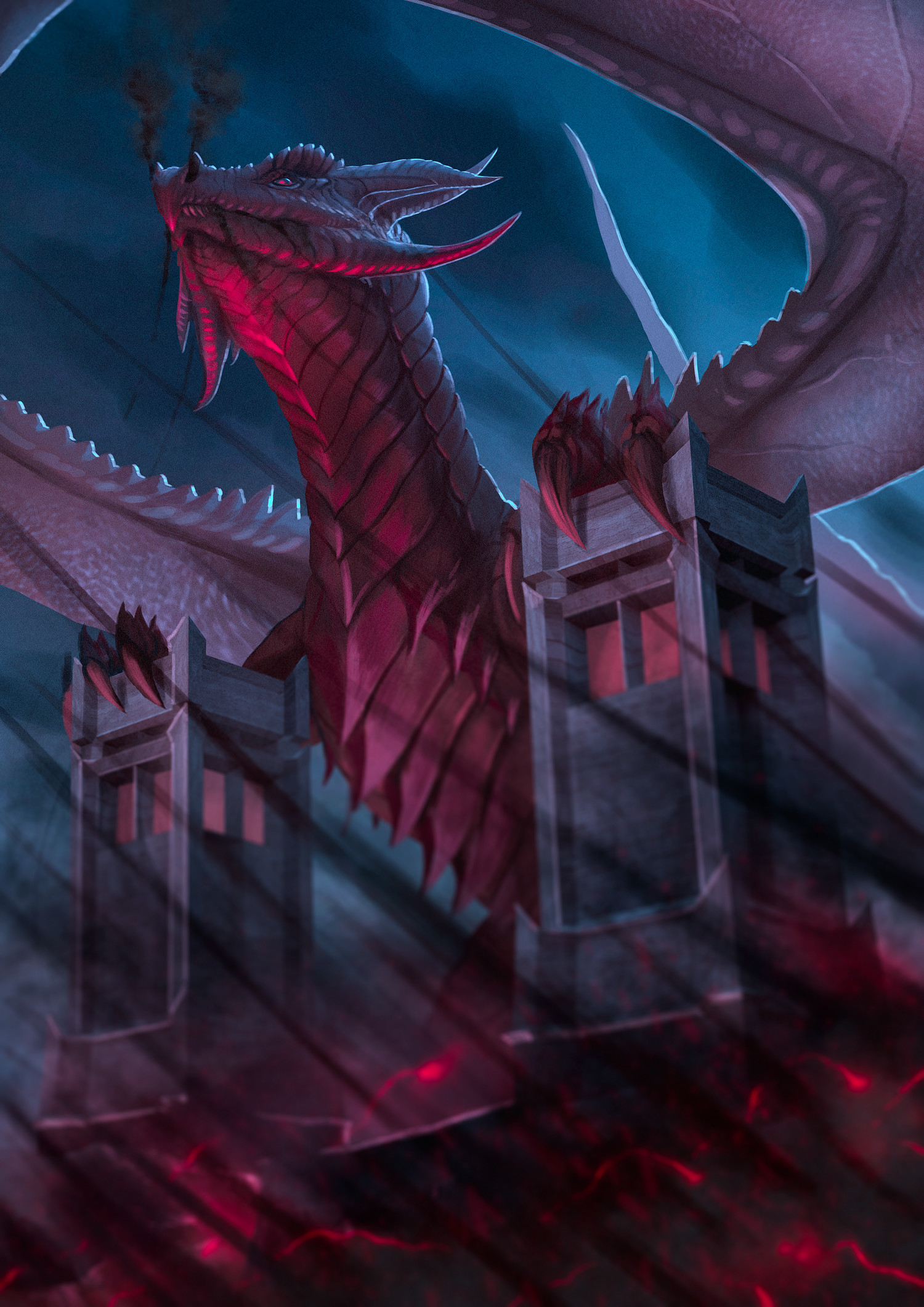 ArtStation Horror Dragon Dragon Chronicles