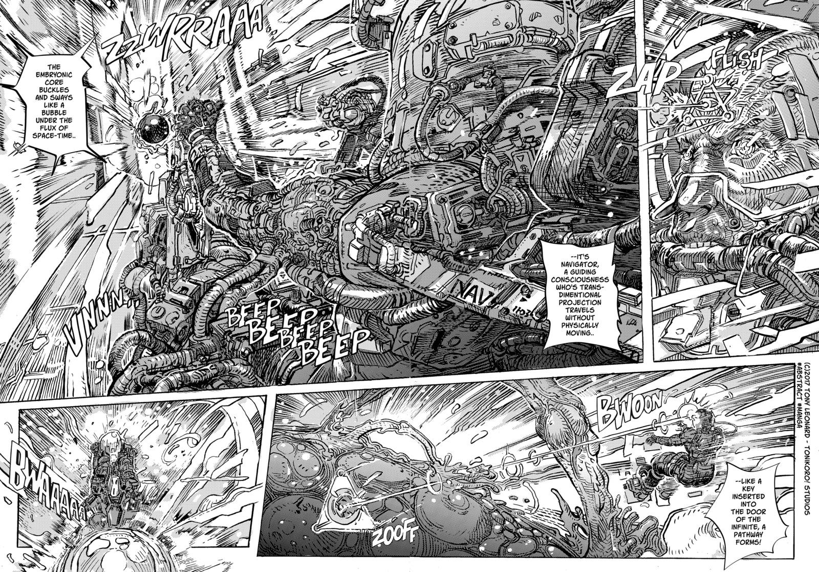 Inked, toned, and lettered by Tony Leonard (C)2017 Tonikoro! Studios