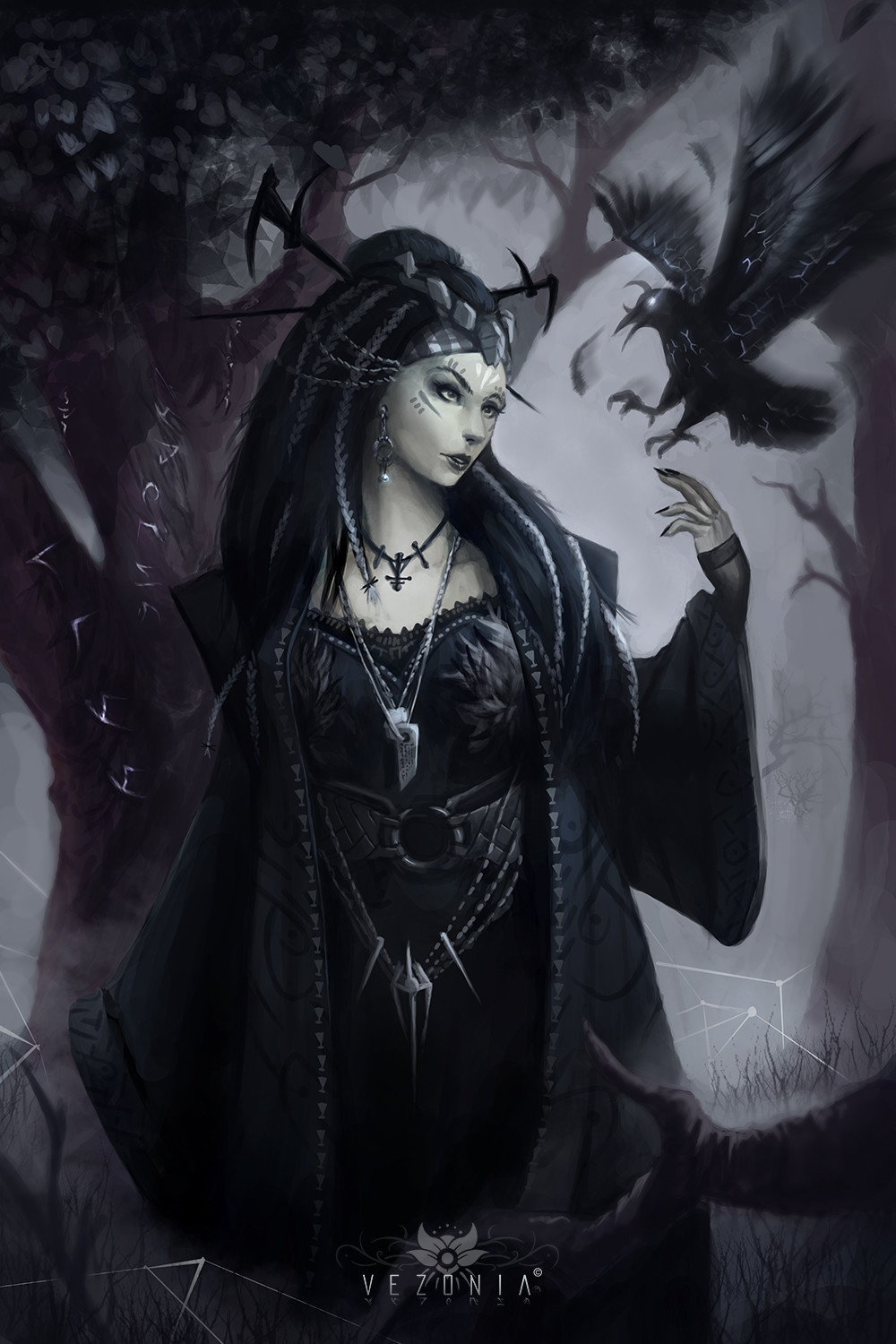 Готика темные маги. Vezonia Lithium арт. Алесто богиня тьмы. Тиамат богиня тьмы. Ведьма хаоса Моргана.