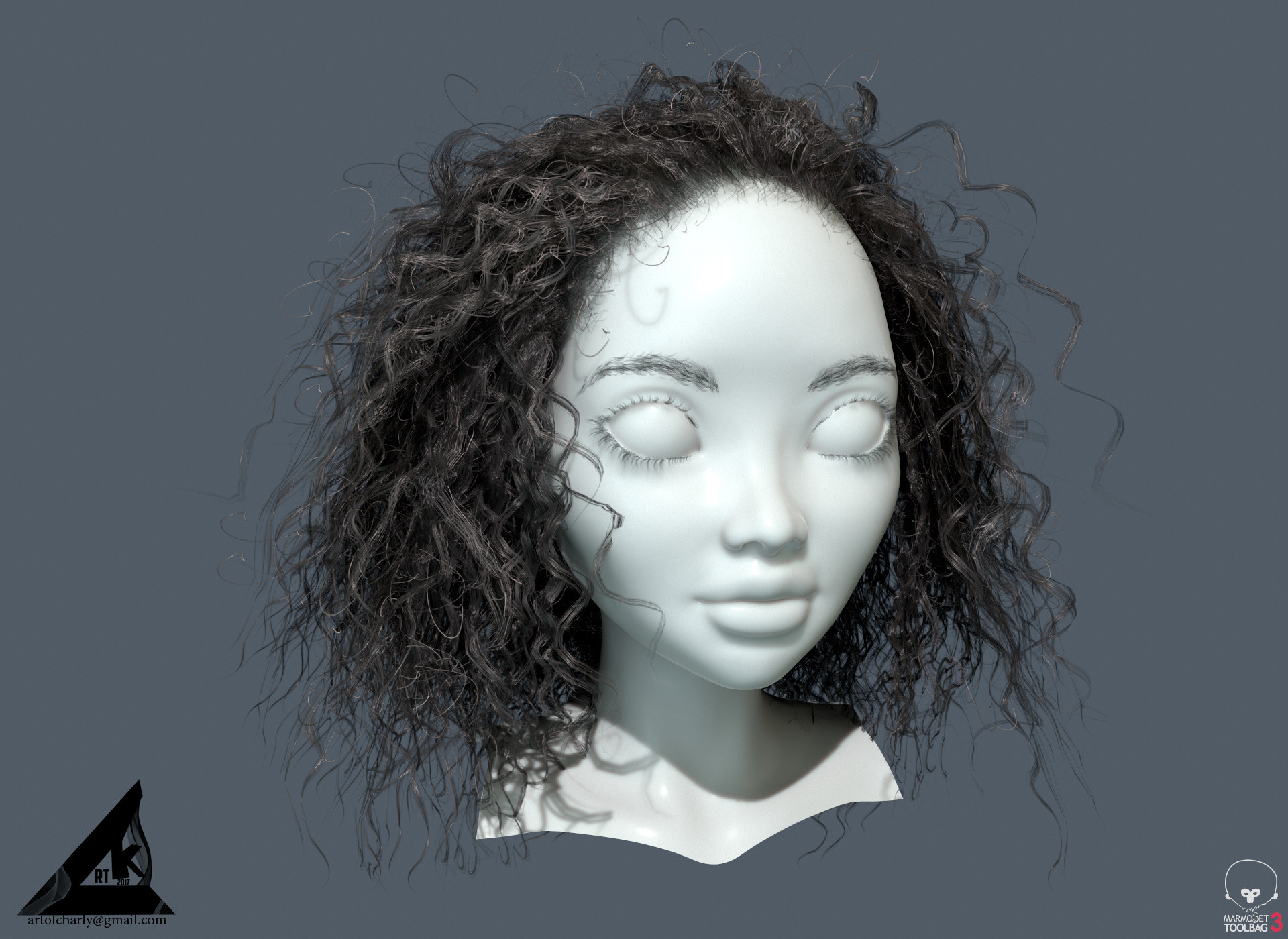 Ornatrix Curly Realtime Hair MiniTutorial References 3d