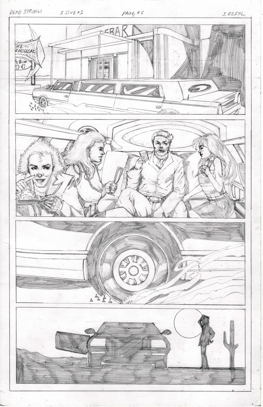 Dead Strings Pencils for Page 6