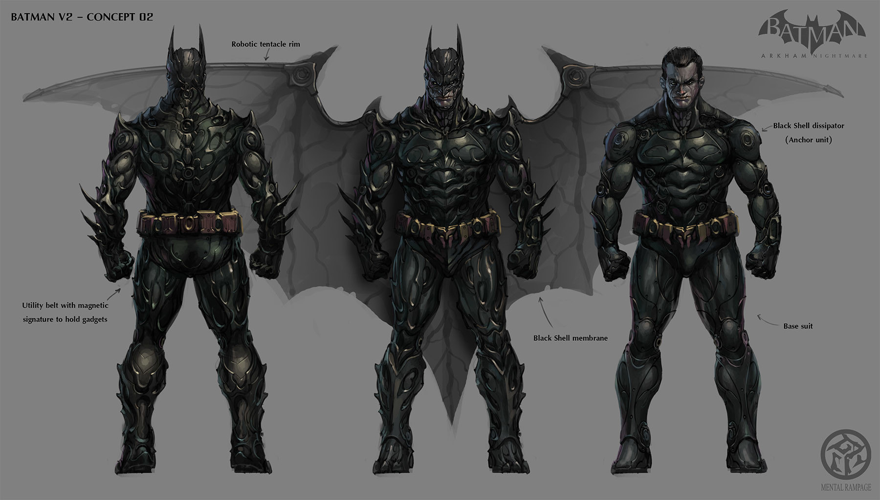 Batman Arkham Origins Gadgets Concept Art