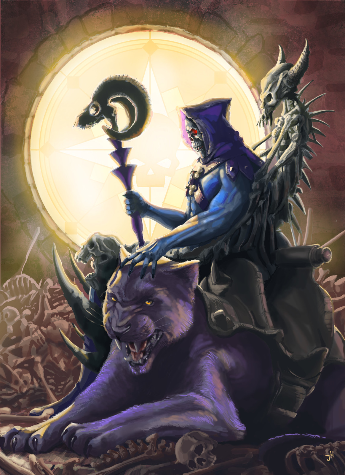 Skeletor fan art.