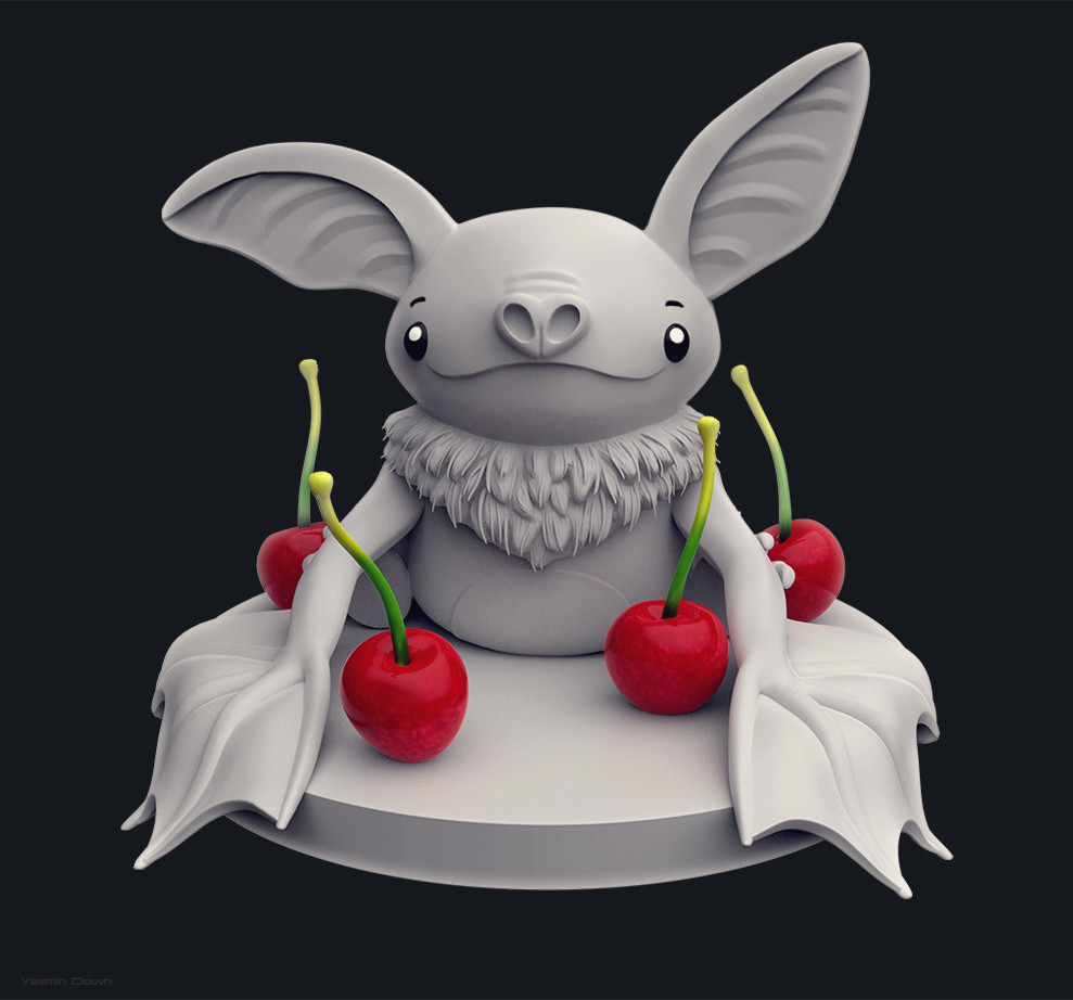 Fruit Bat Artist: GummyCharm 30x30cm