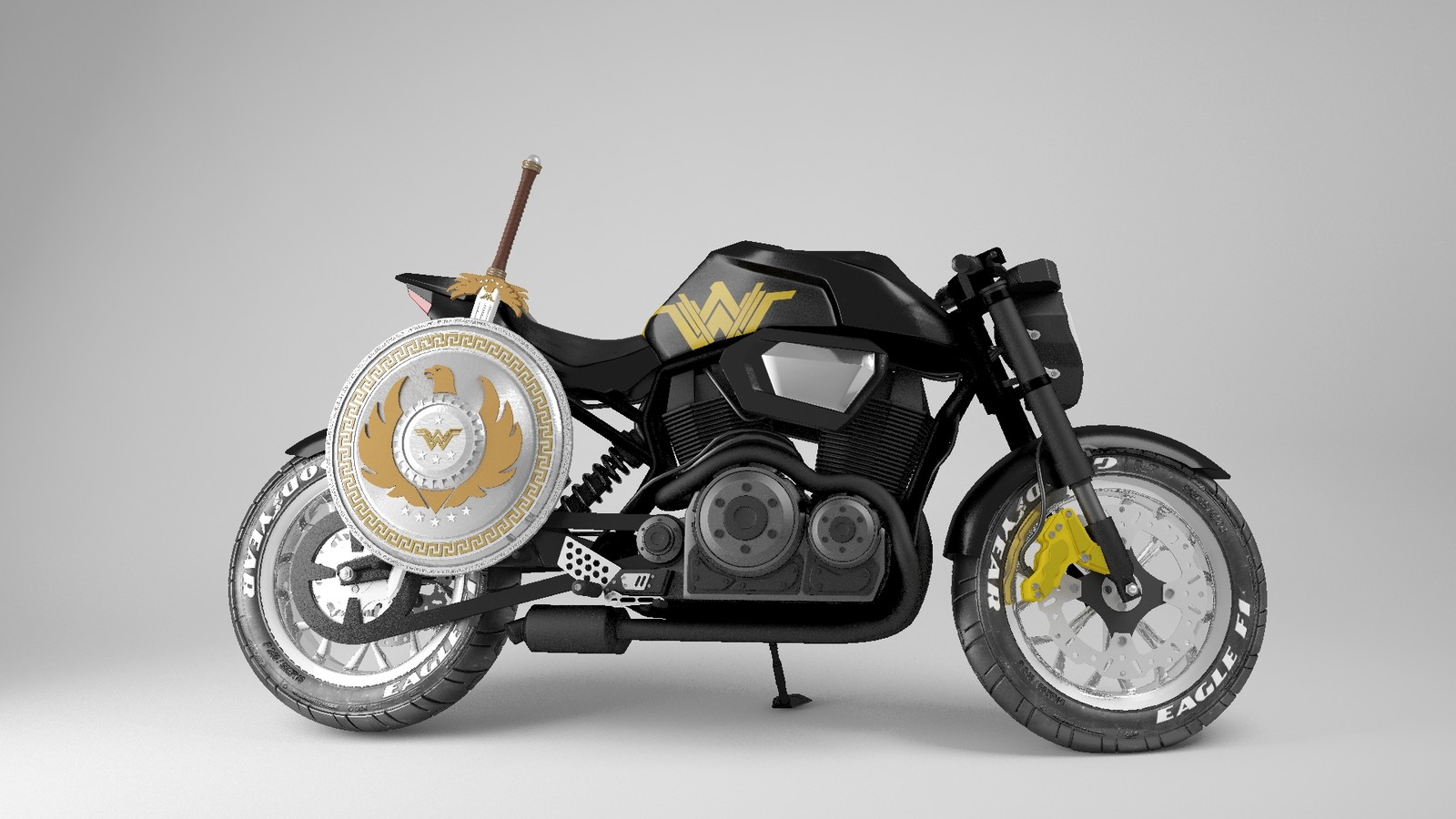 Wonder Woman  Bike