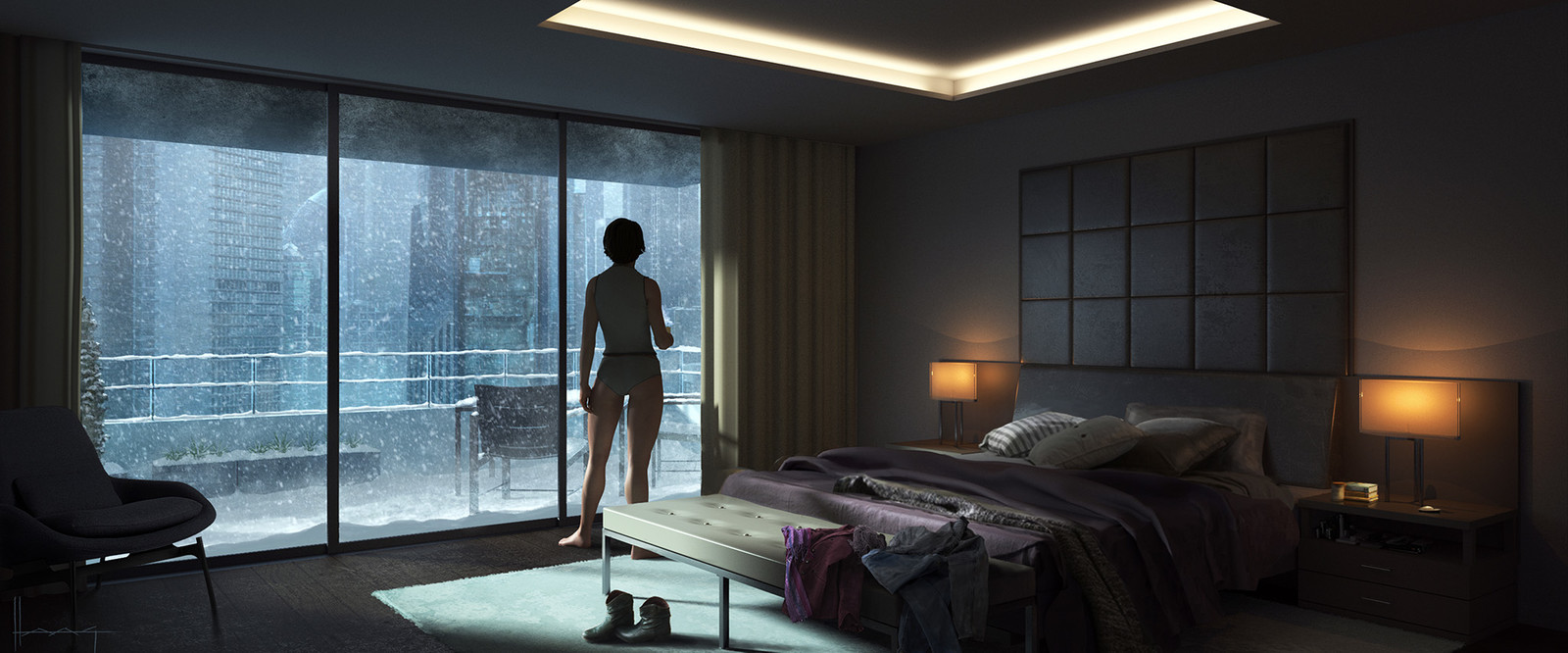 Daniels Apartment - Flashback