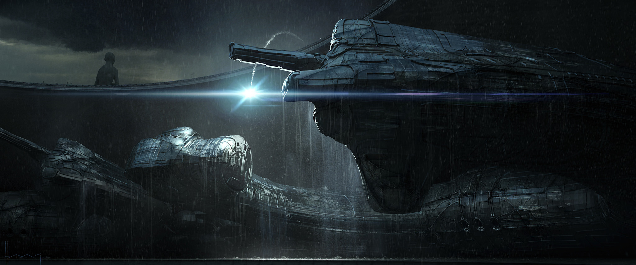 Artstation Alien Covenant Approach And Entry Into City Wayne Haag