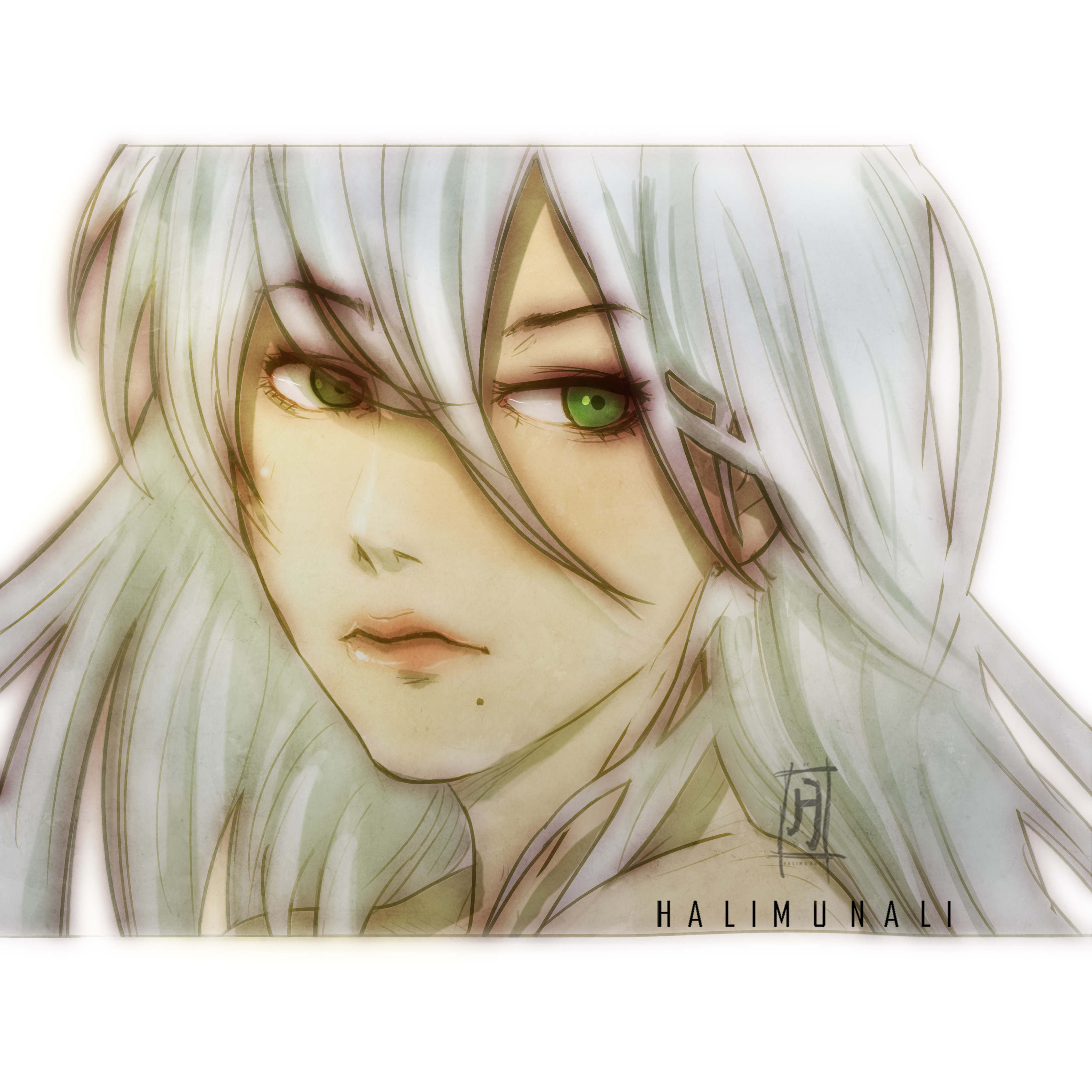 Artstation Nier Automata A2 Fanart Halimun Ali