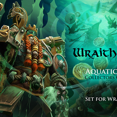 Dna dota wraith king aqua collection