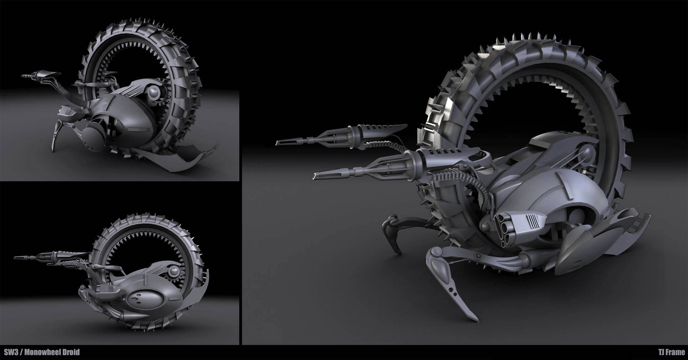 Tj Frame - 3d Work Done For The 2005 Film Star Wars: Episode Iii 