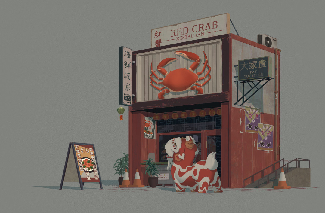 Artstation Lion Dance Shop Openings Cai Tse