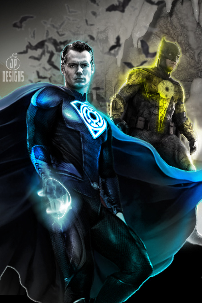 ArtStation - Blue Lantern Superman Yellow Lantern Batman