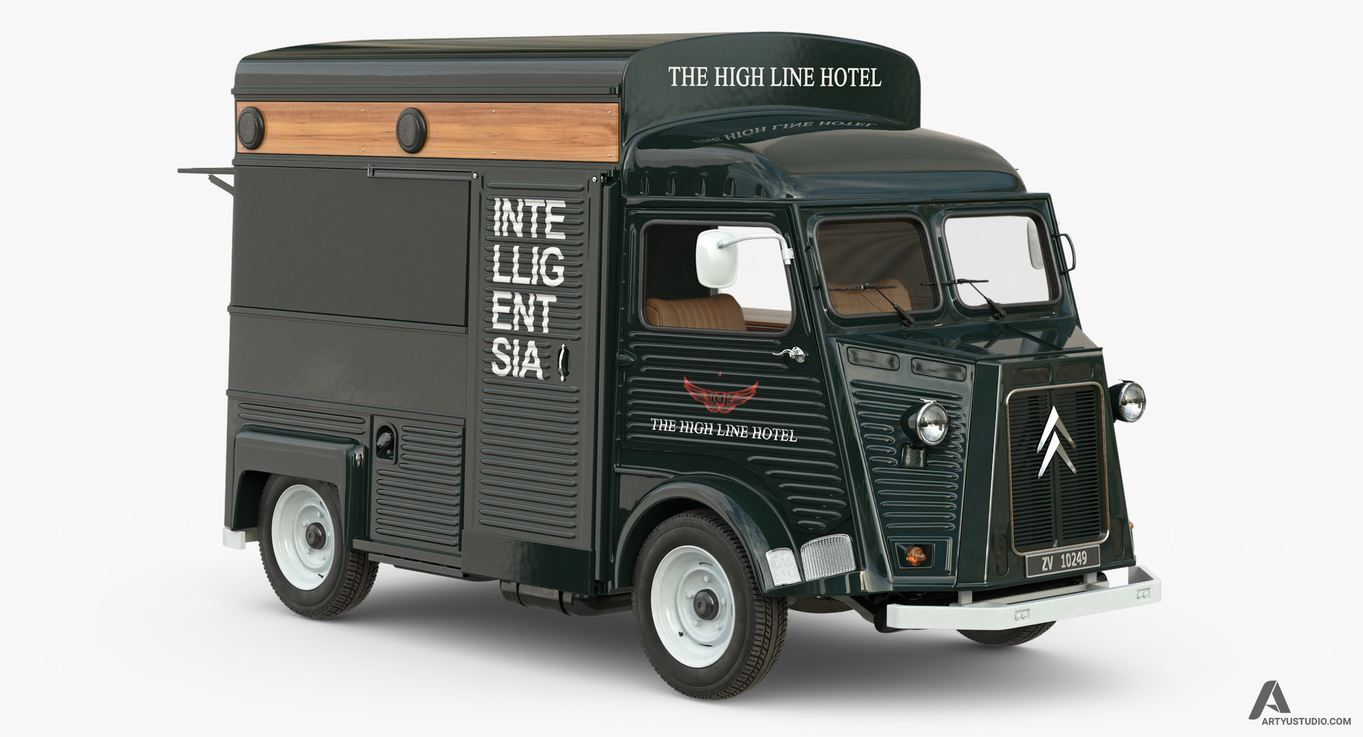 Artstation Food Truck Citroen Vitalii Artyushenko