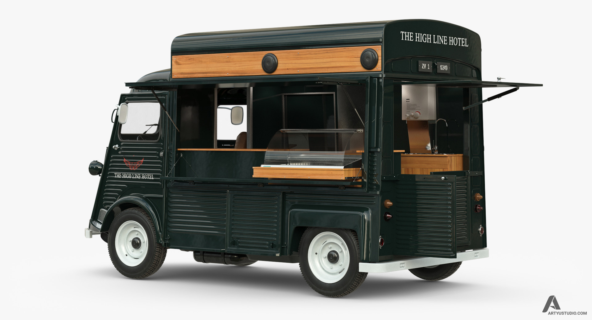 Artstation Food Truck Citroen Vitalii Artyushenko