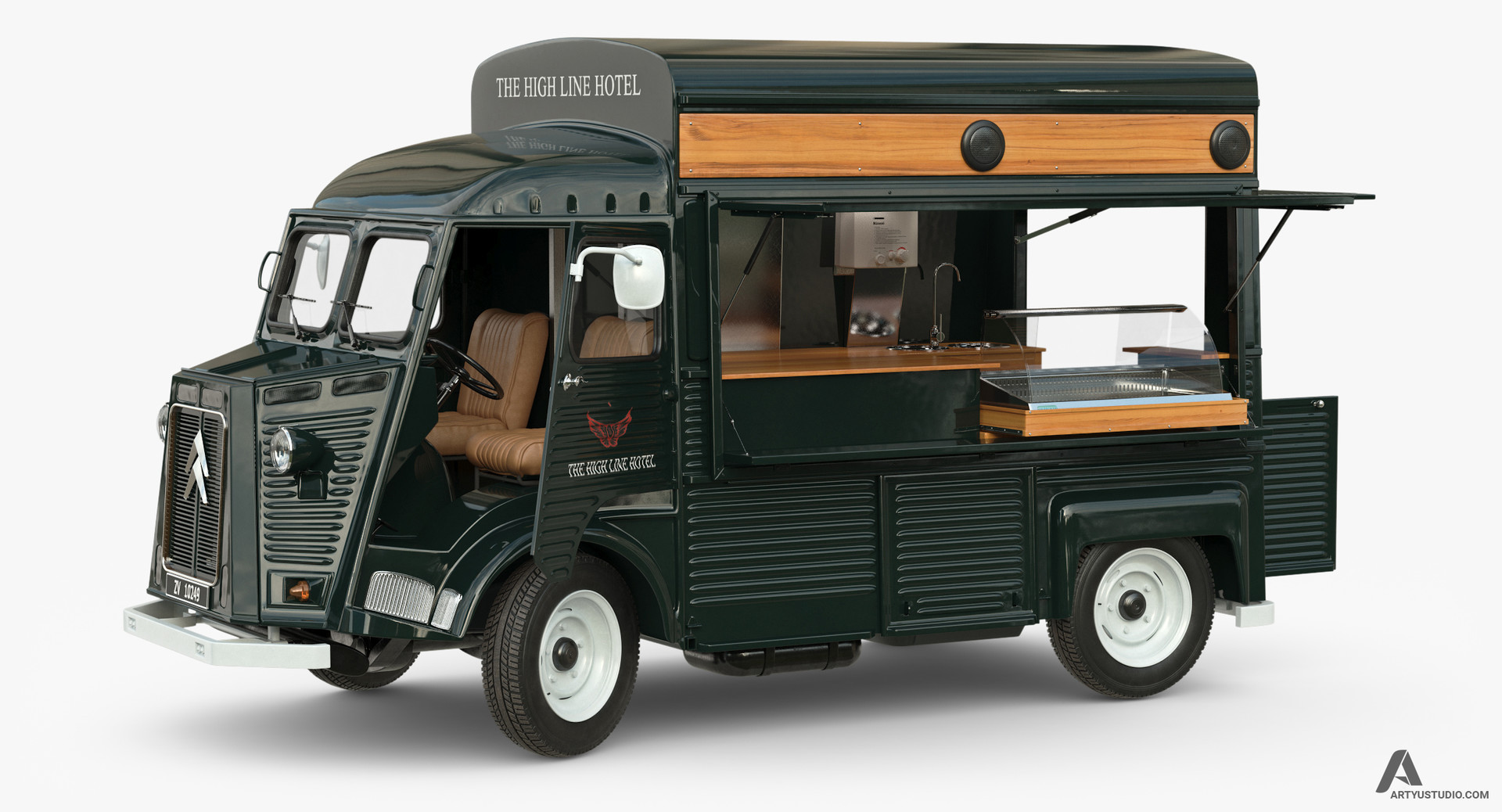 Artstation Food Truck Citroen Vitalii Artyushenko