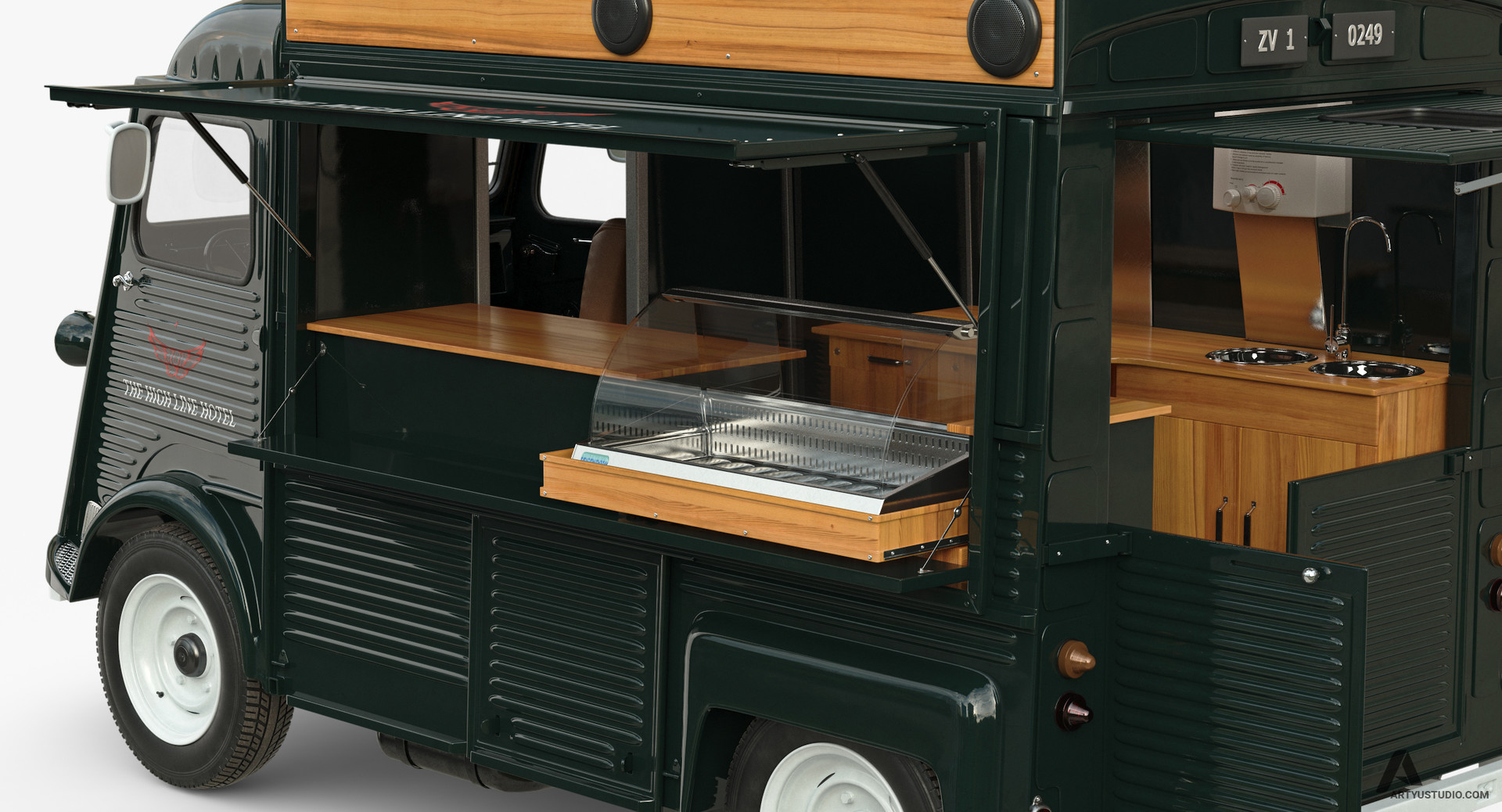 Artstation Food Truck Citroen Vitalii Artyushenko
