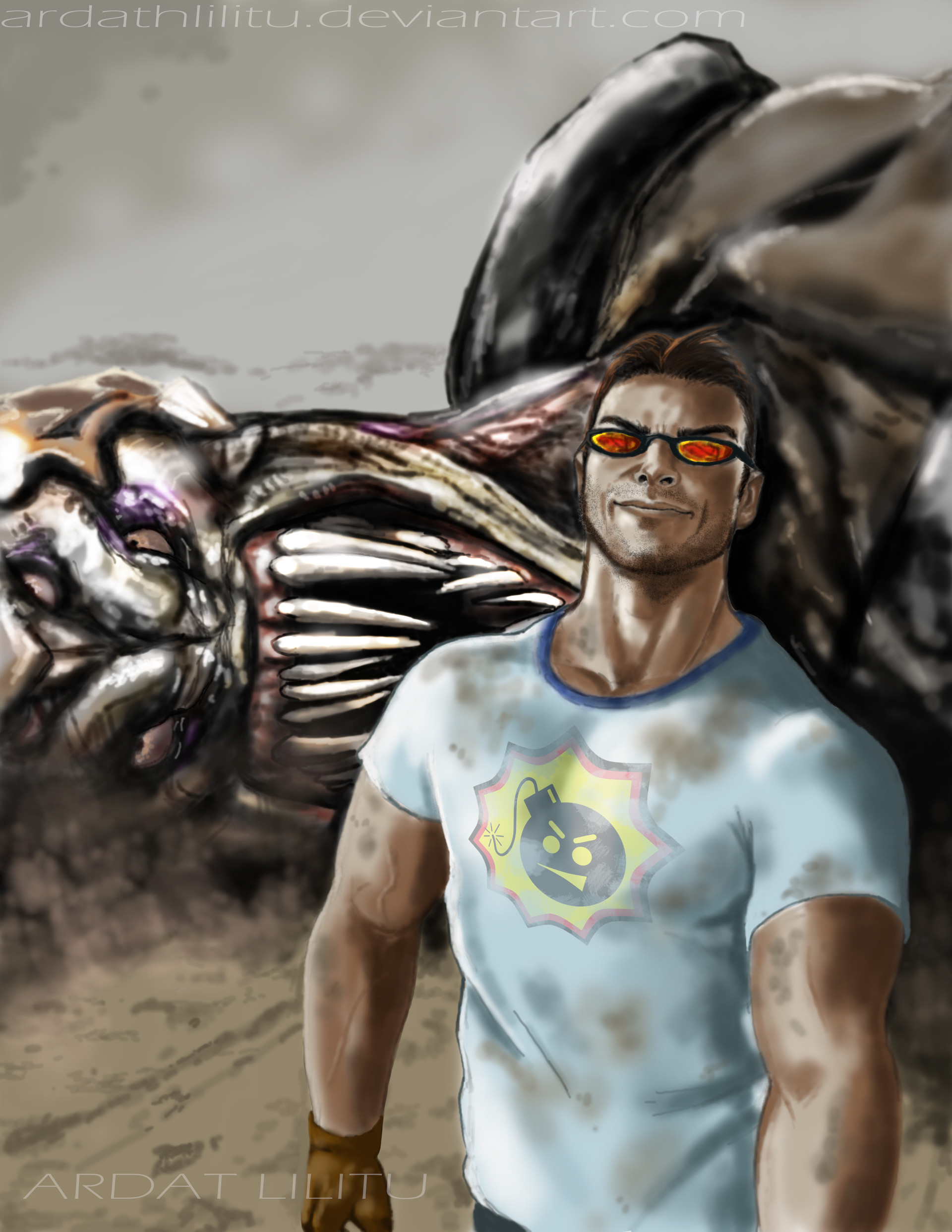 Как нарисовать serious sam