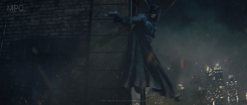 Responsible for lighting the shot (full CG) as well as look development on Batman and the building.