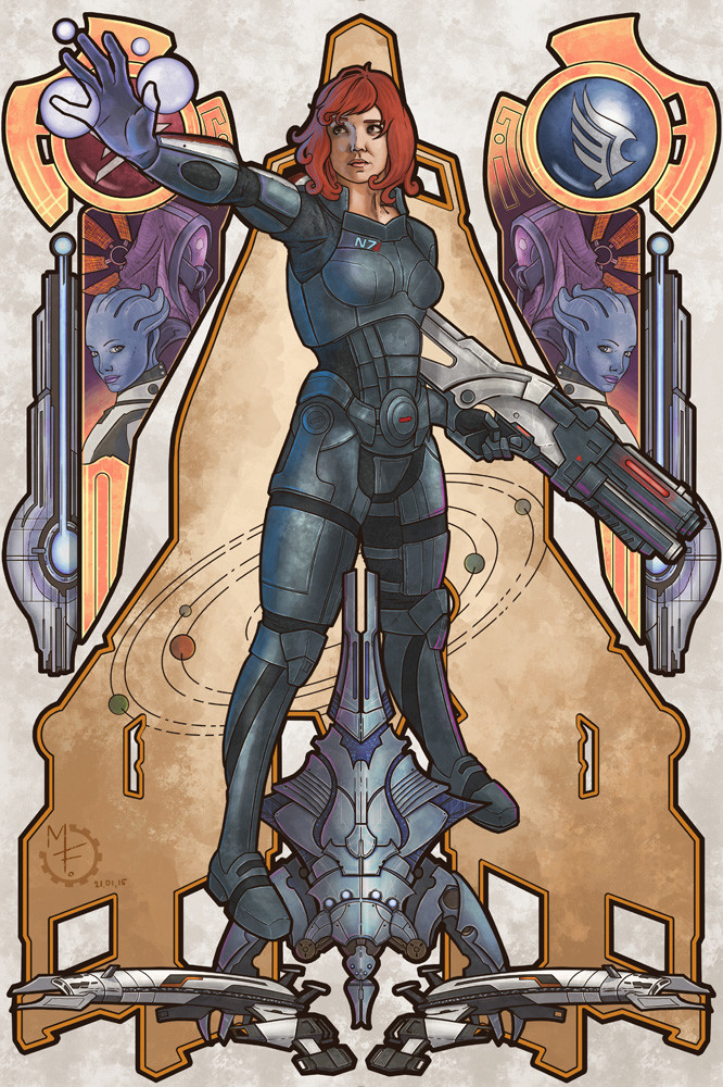 Mass Effect Nouveau By Michael Fitzhywel Xpost From R