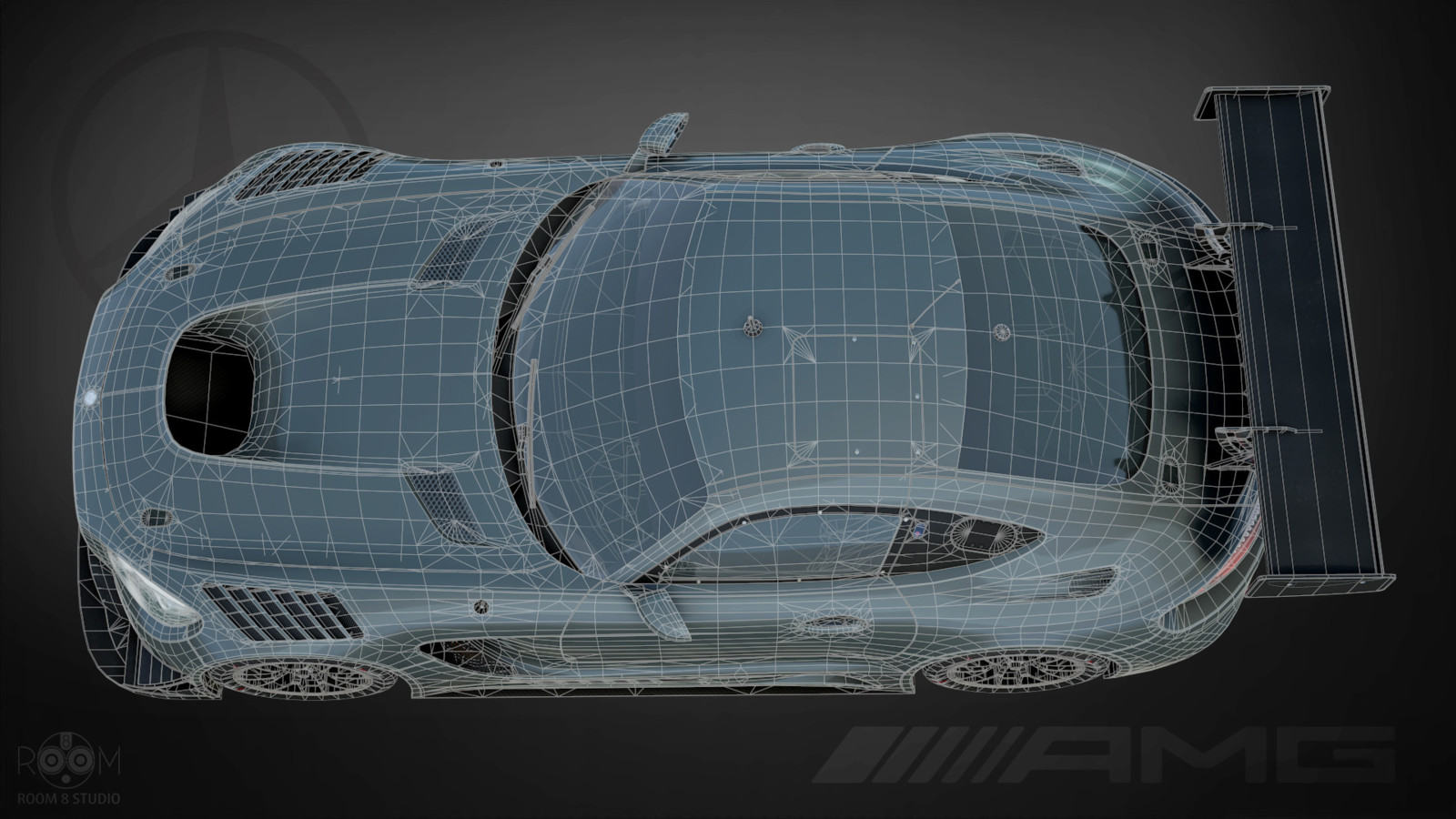 Mercedes AMG GT3 for racing game
