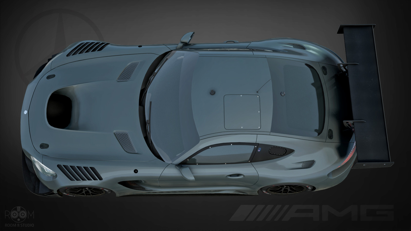 Mercedes AMG GT3 for racing game