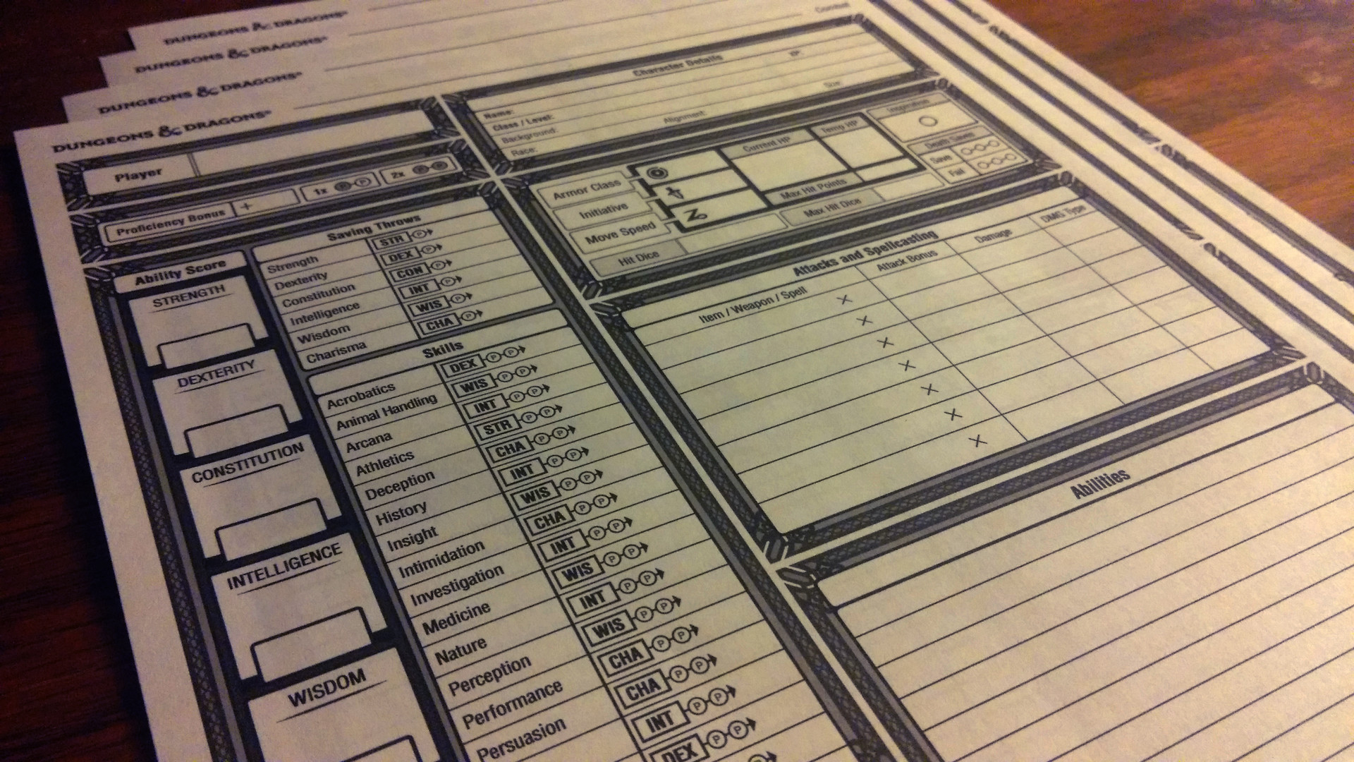 William Lu Character Sheet For D D 5th Edition