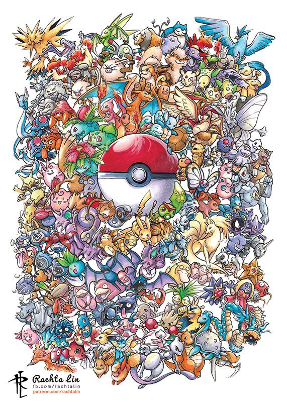 All Original 151 Pokemon 