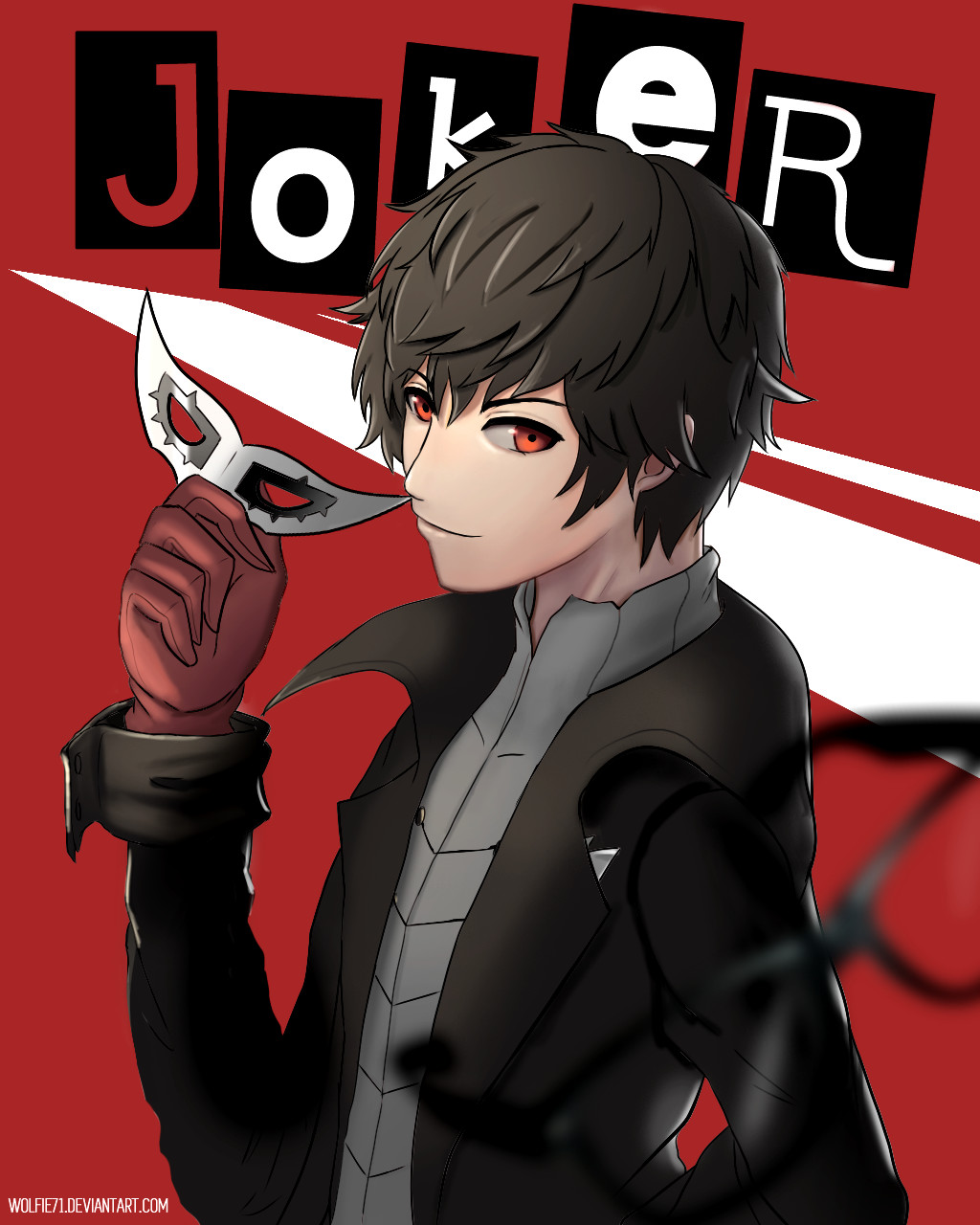 ArtStation - Joker Persona 5 fanart