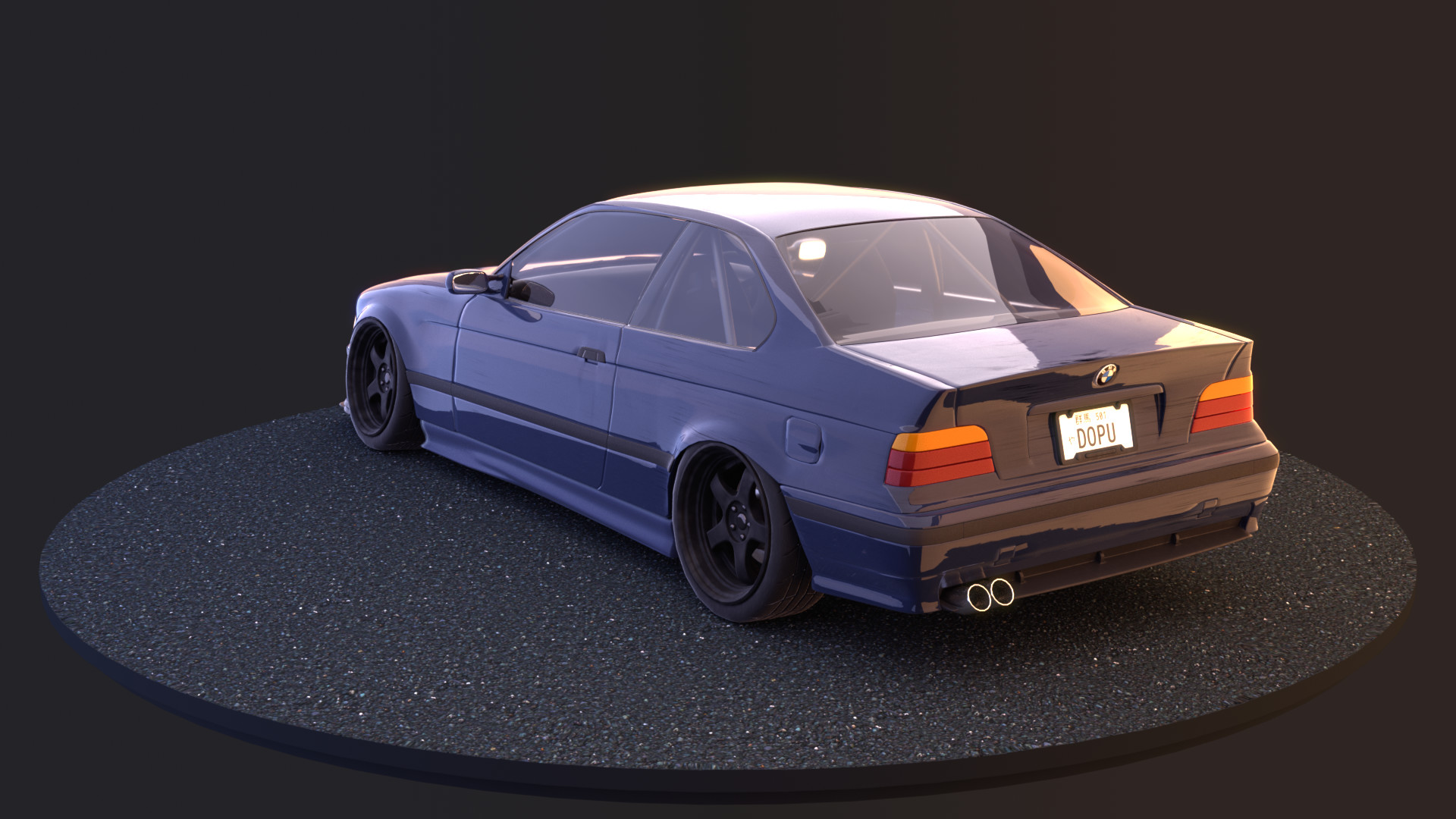 3d модель BMW e36