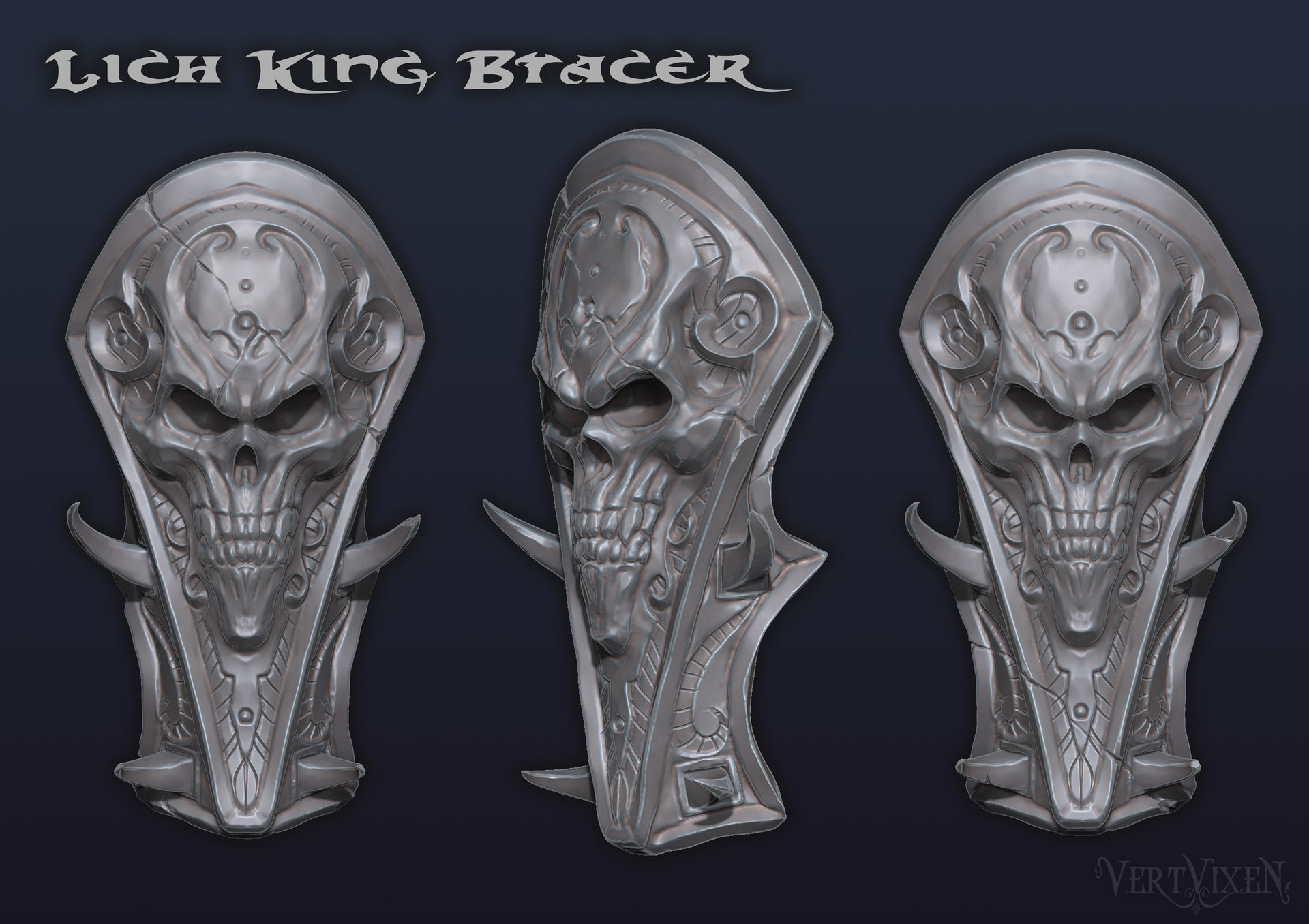 Artstation World Of Warcraft Lich King Armor For Print Alicia