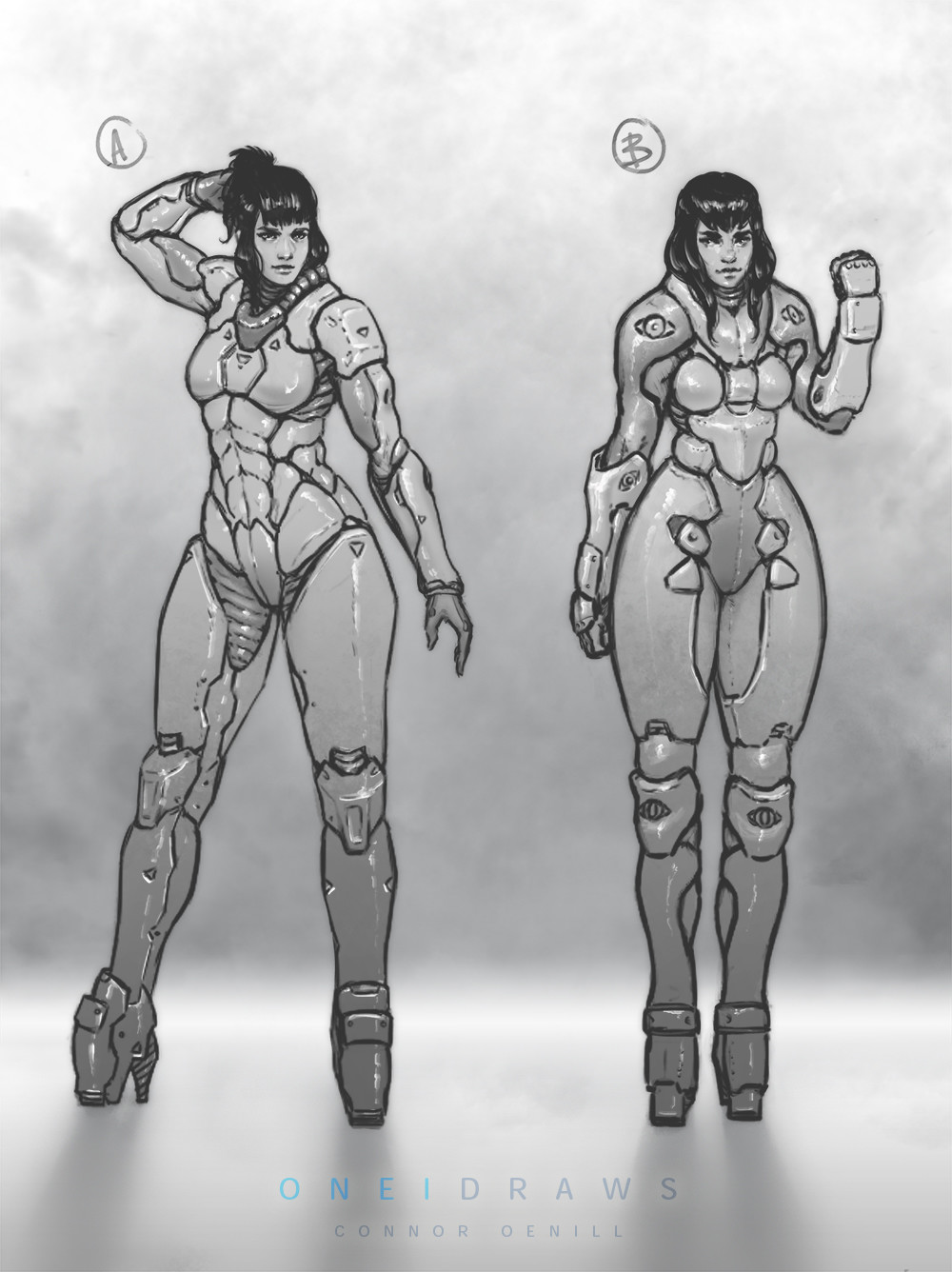 Scifi Armor Sketches