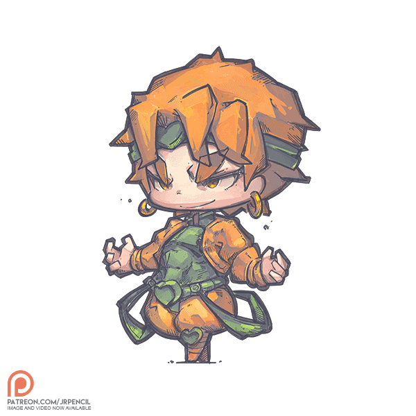 Чиби дио рисунок