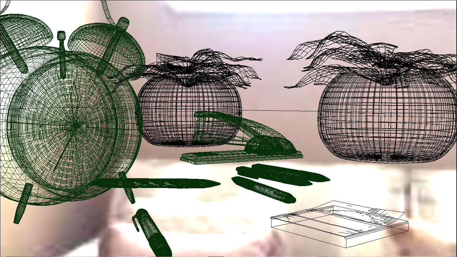 Viewport wireframe