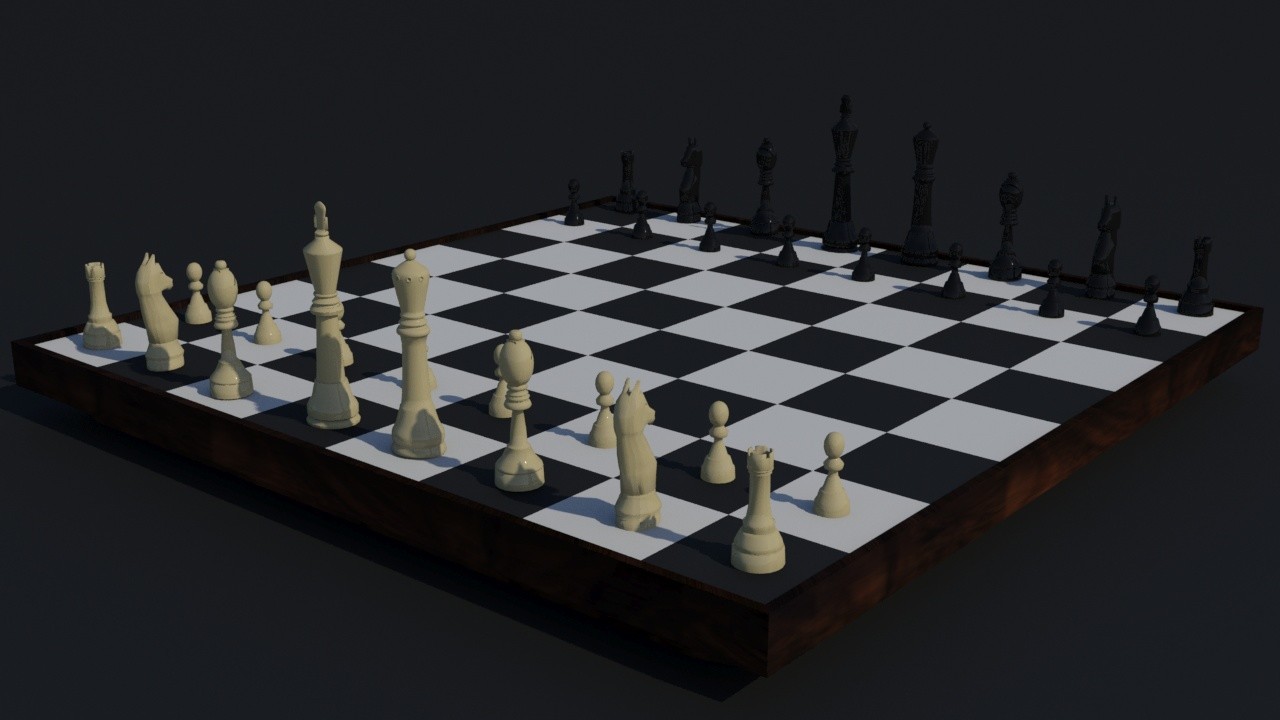 Pratik Sawant - Chess Board and Pieces