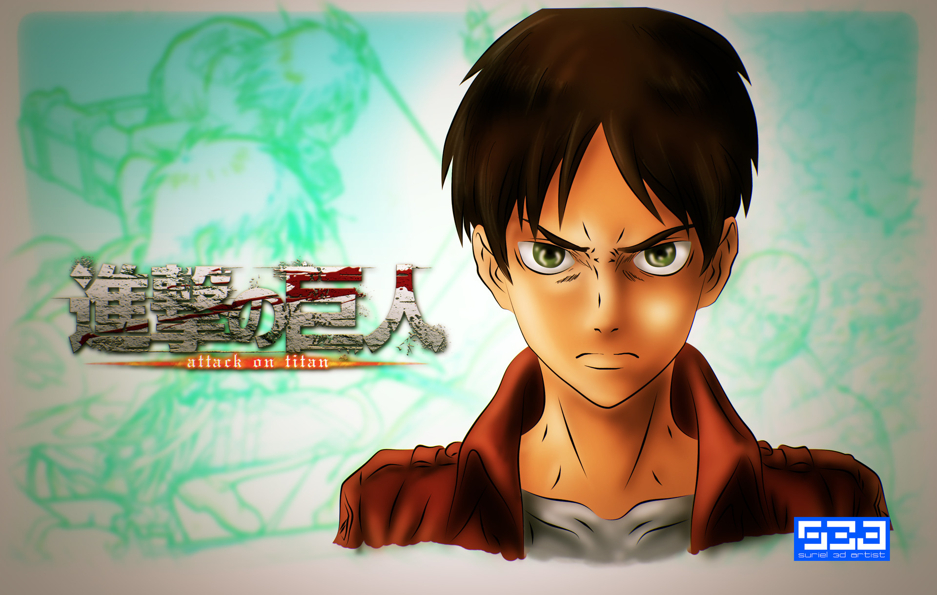 Artstation Shingeki No Kyojin Eren Hector Suriel