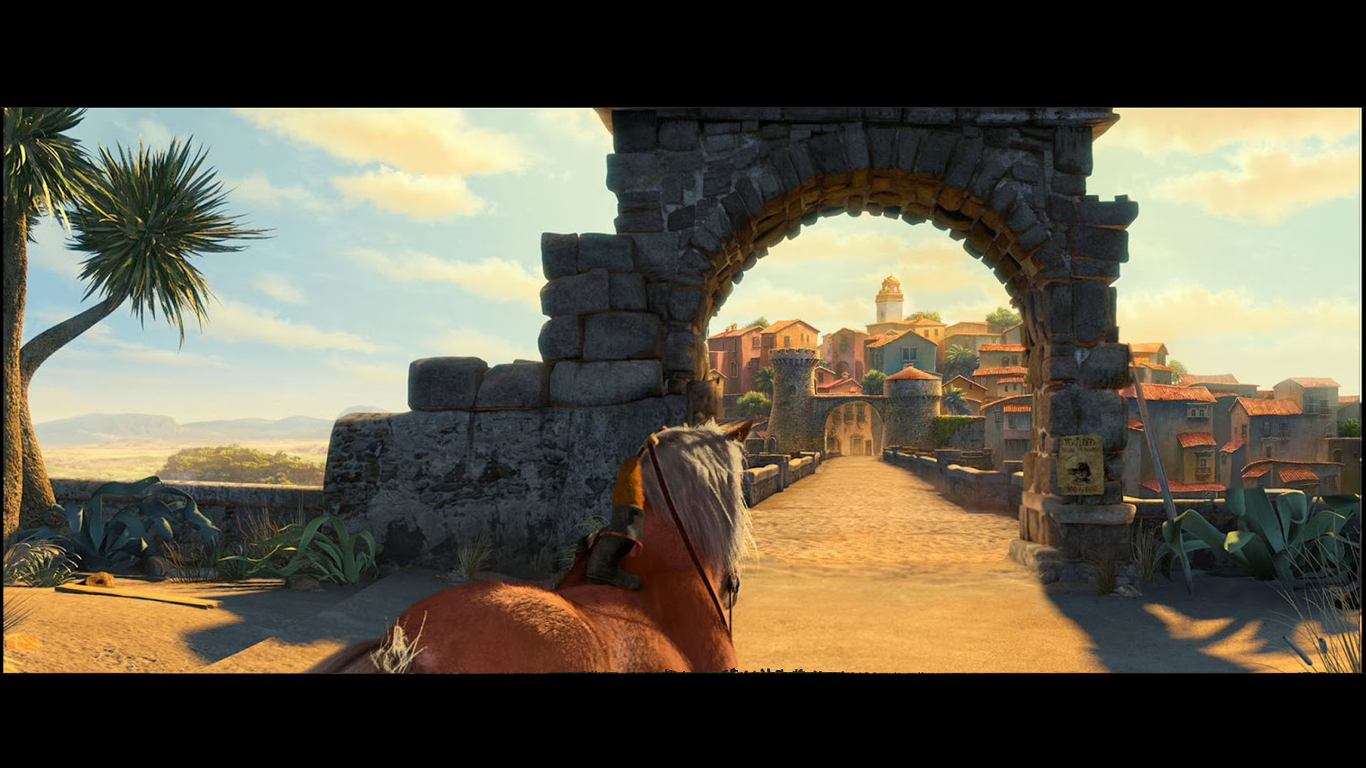 Artstation Matte Painting Done For Puss In Boots Theatrical