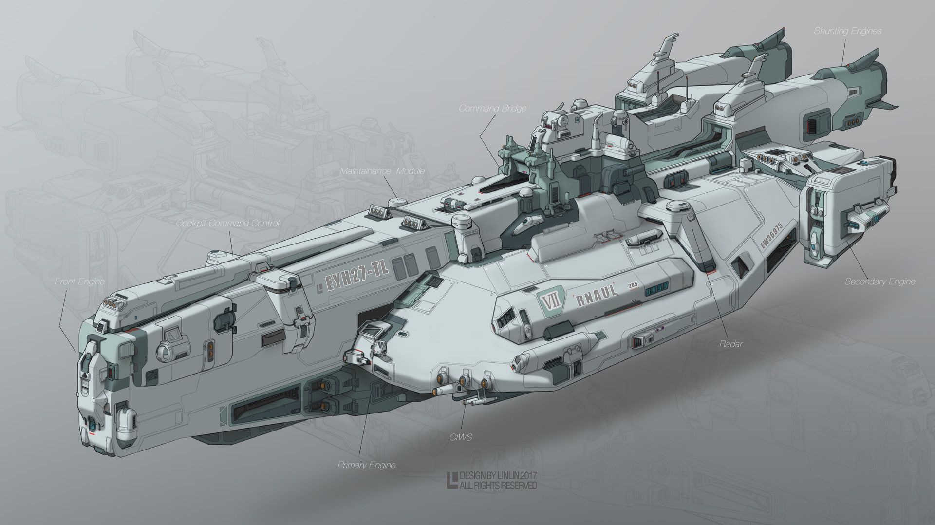 ArtStation Ship design