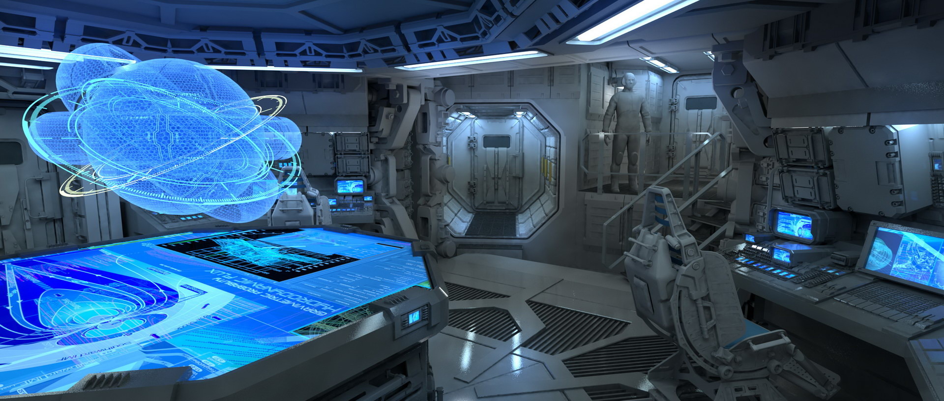 Artstation Alien Covenant Ship Interiors Steve Burg