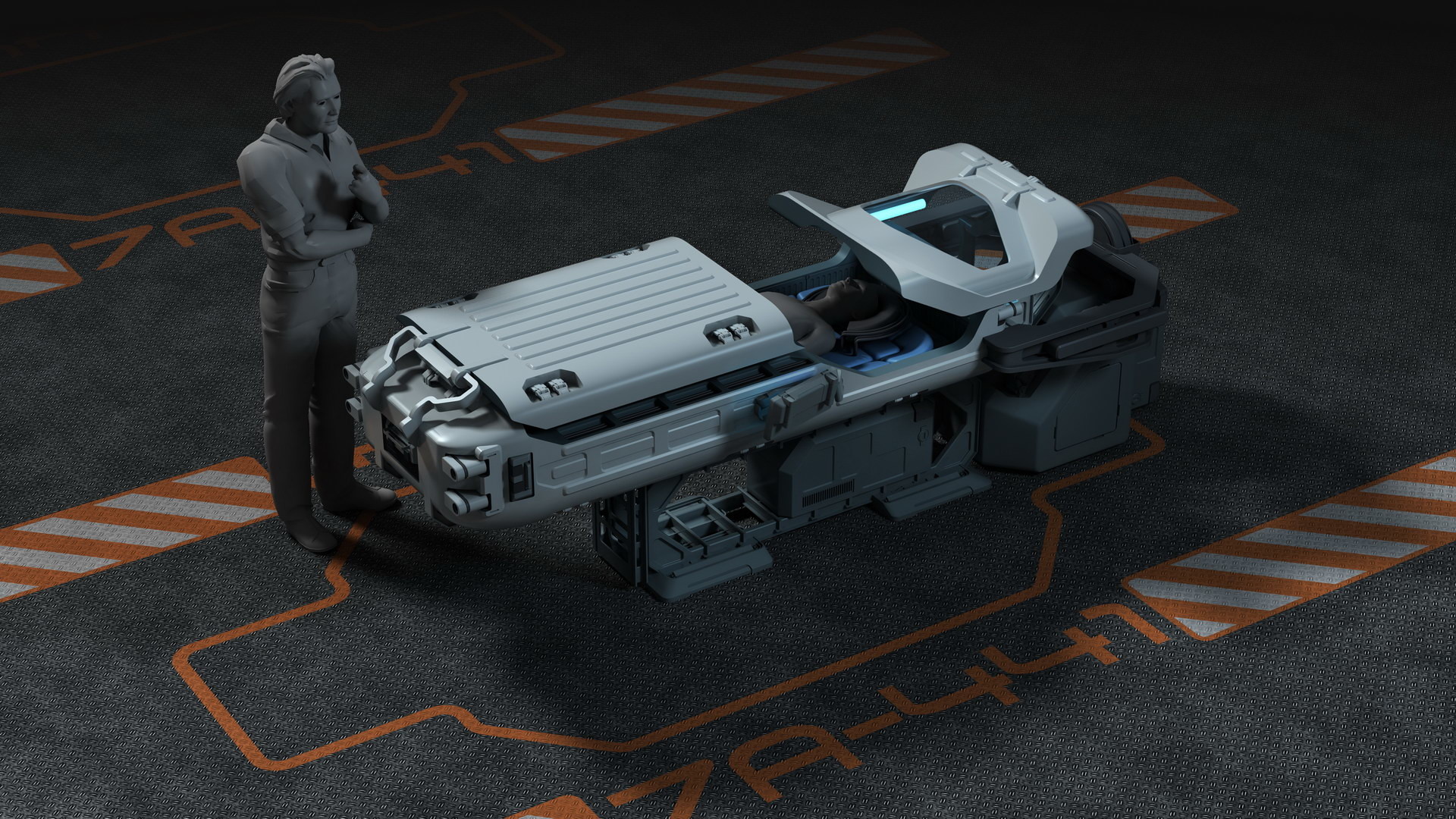 Artstation Alien Covenant Ship Interiors Steve Burg