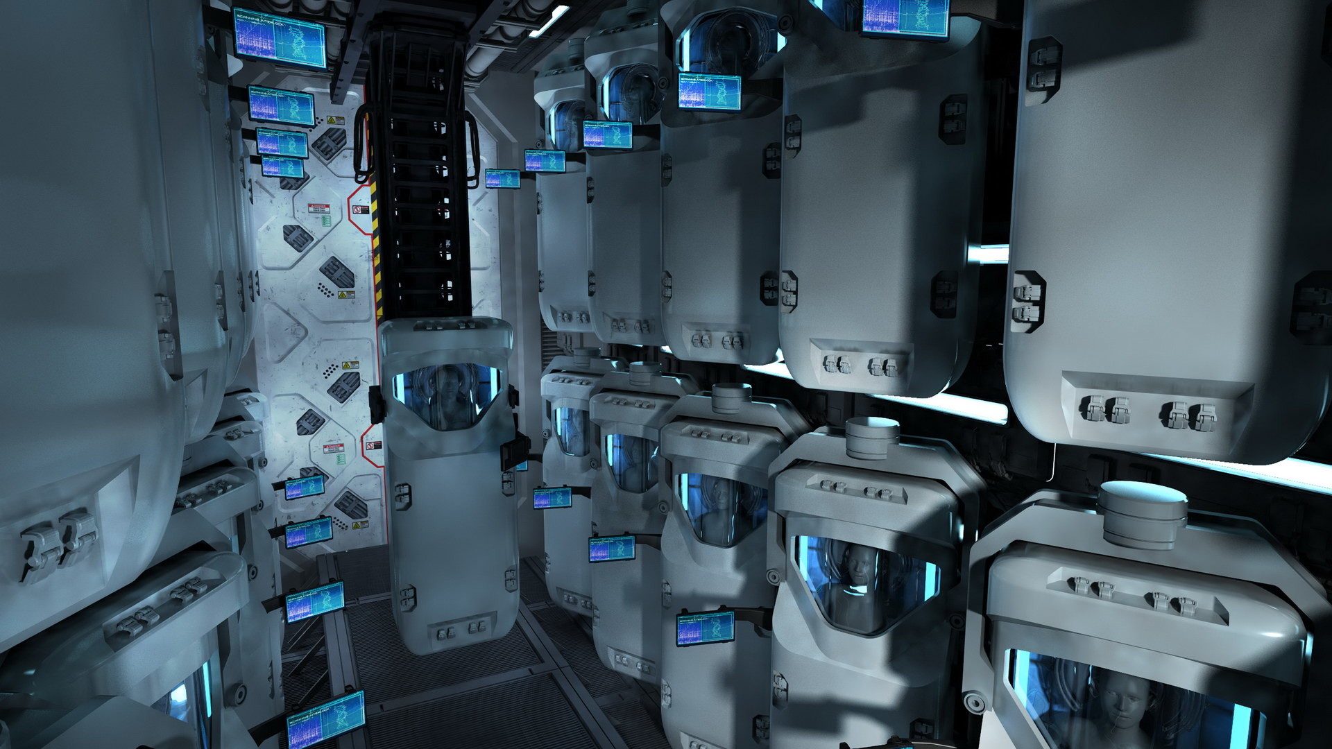 Artstation Alien Covenant Ship Interiors Steve Burg