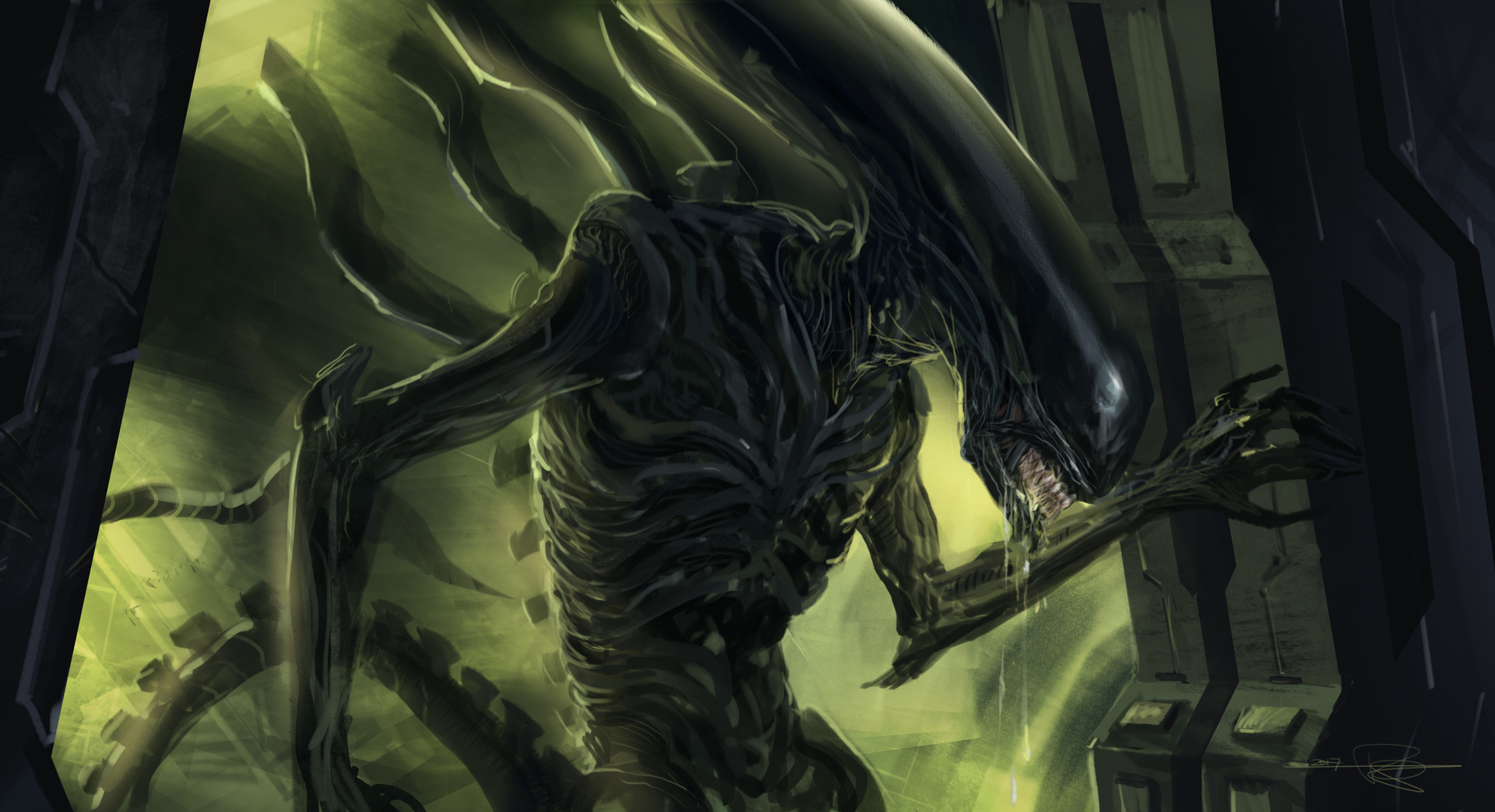 Artstation Alien Covenant Fanart Rod Wong