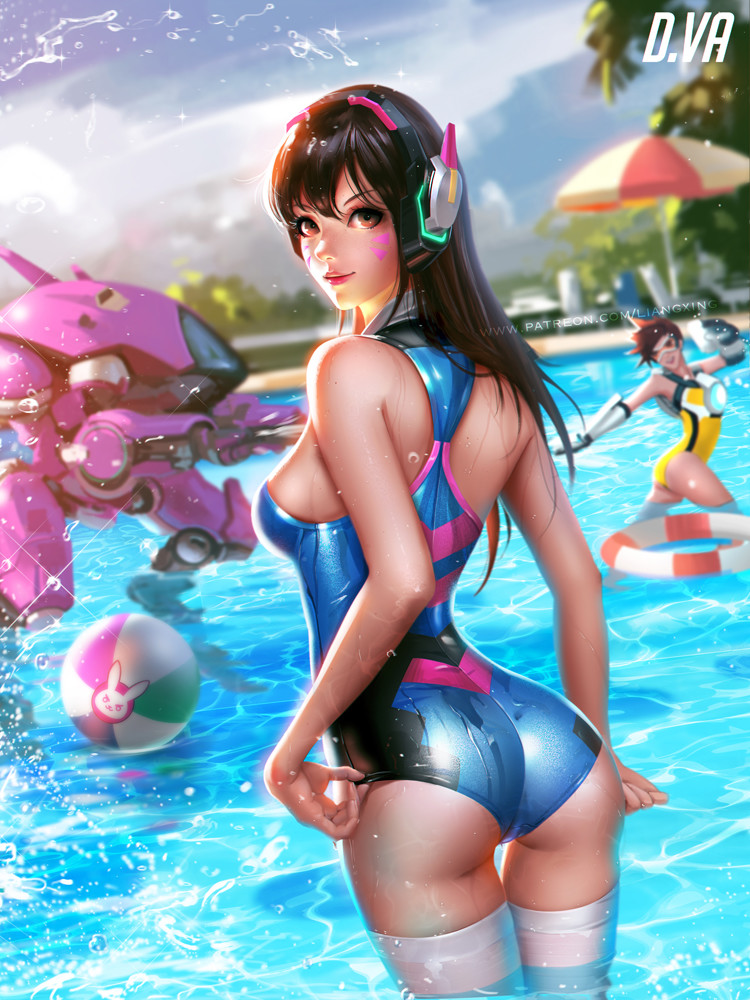 Overwatch dva swimsuit Clearance