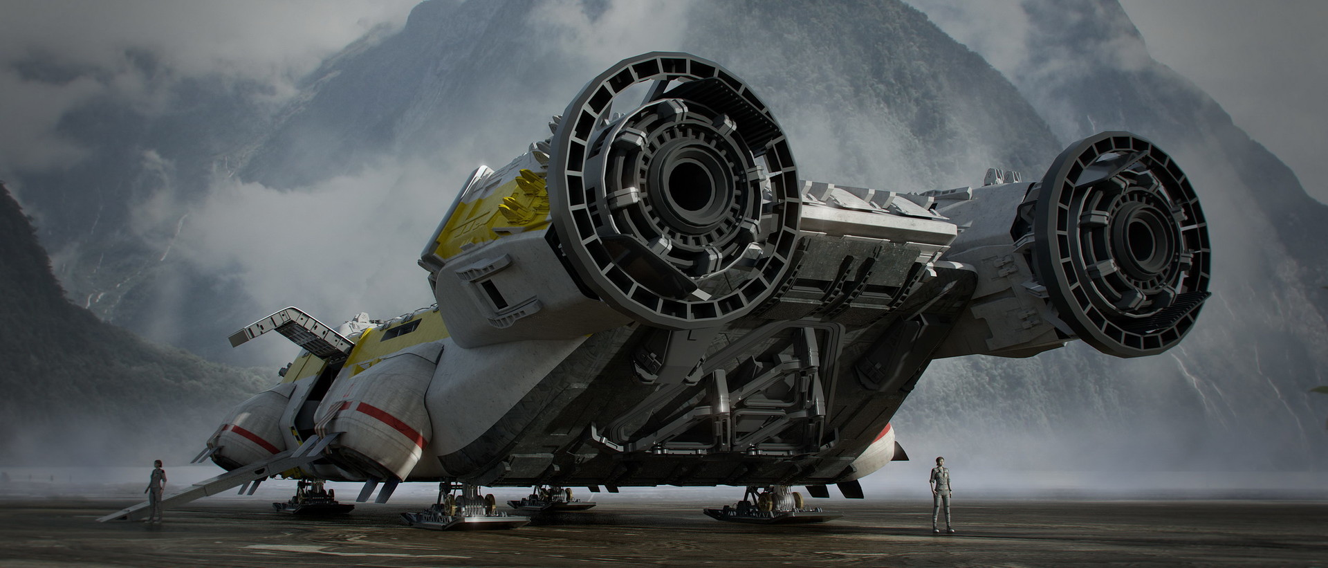 Artstation Alien Covenant Lander Steve Burg