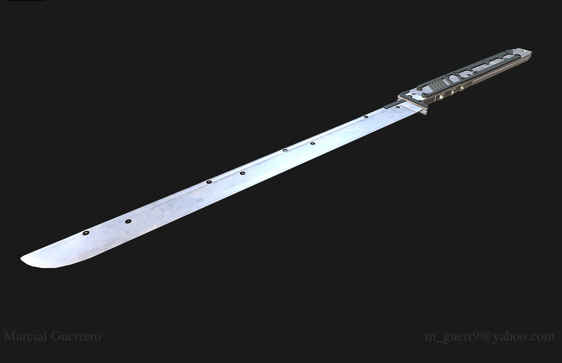 Artstation Scifi Sword Marcial Guerrero
