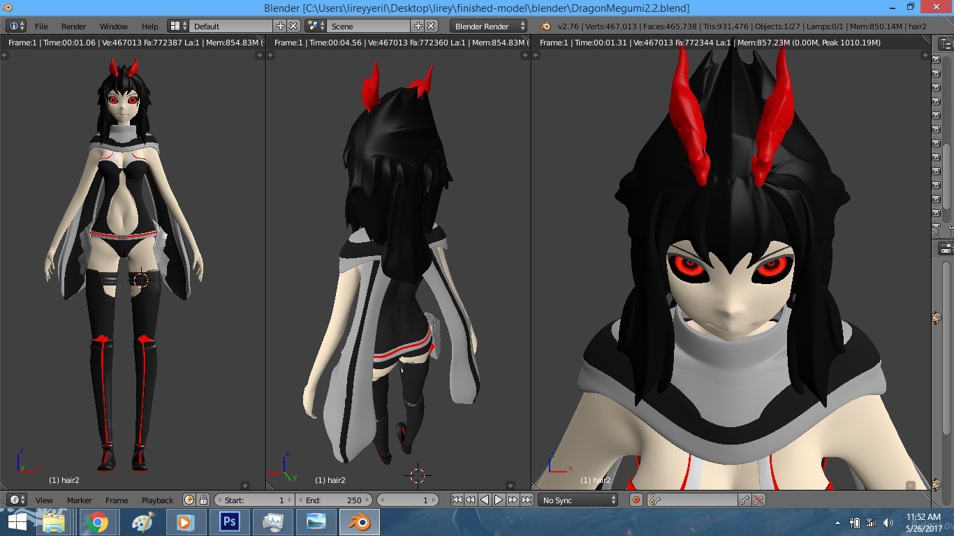 Artstation Blender Character Lirey Layague