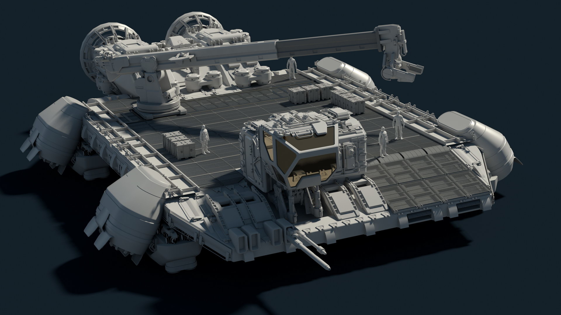 Artstation Alien Covenant Lifter Steve Burg