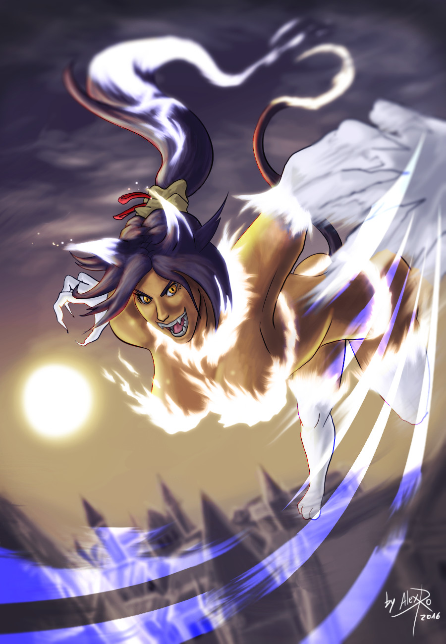 Yoruichi God of Thunder Speedpainting. 