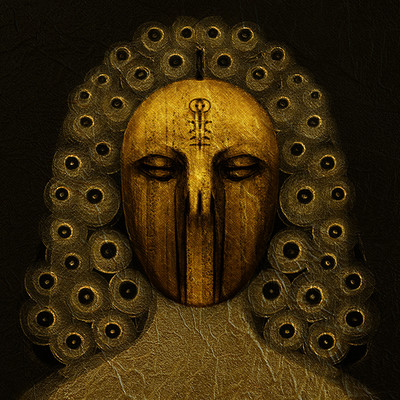 Vangelis choustoulakis man with golden mask
